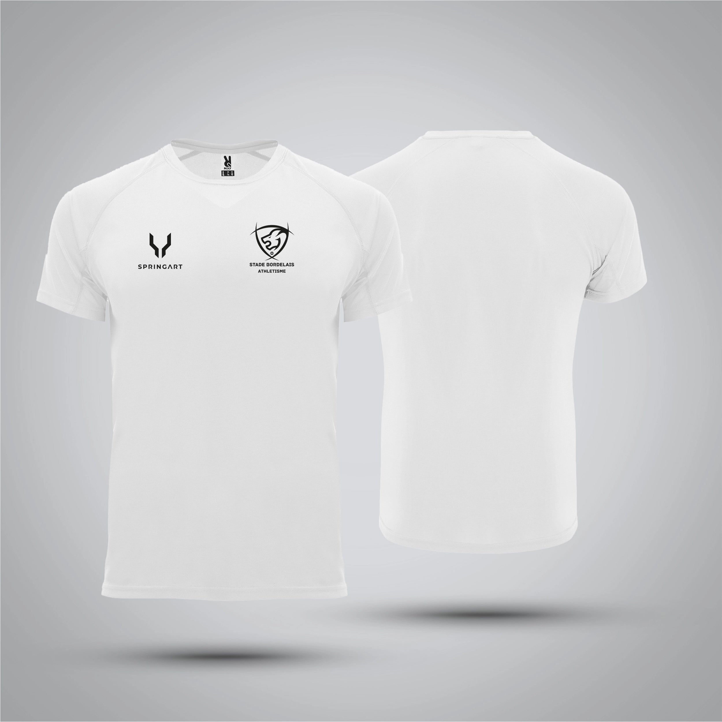 T-shirt Entraînement Enfant Bordeaux Athlétisme