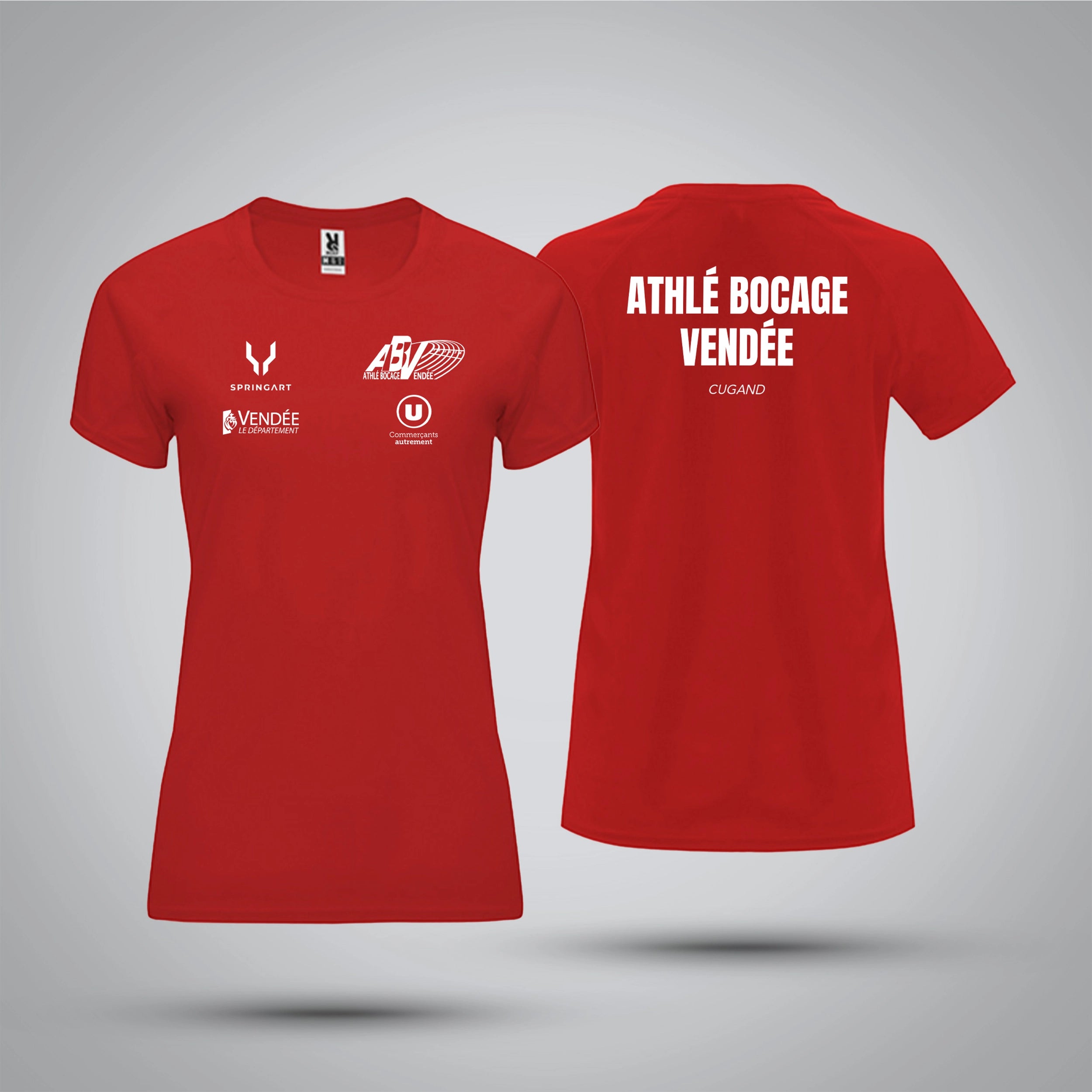 T-shirt Entraînement Femme Athlé Bocage Vendée