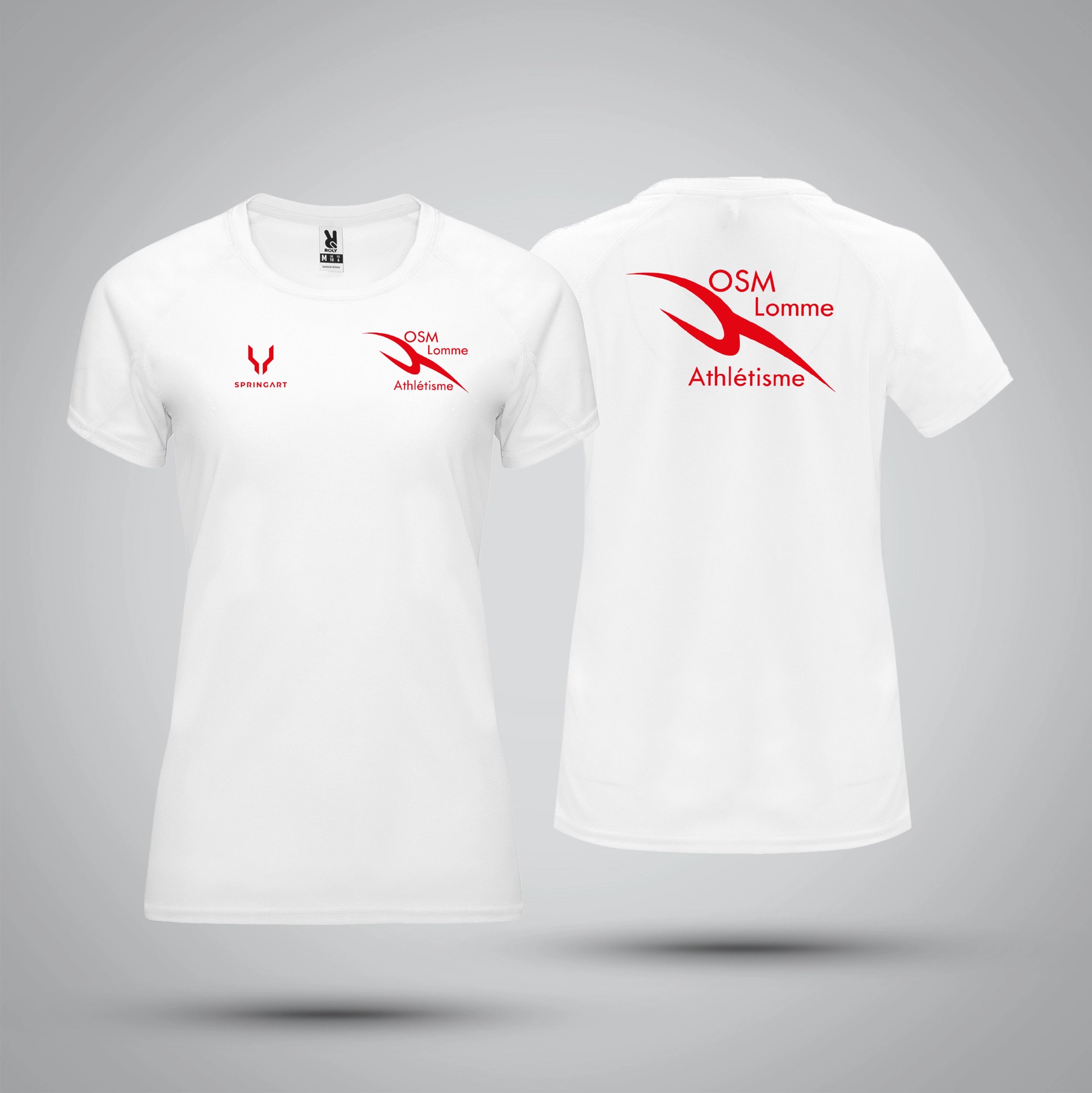 T-shirt Entraînement Femme OSM Lomme Athlétisme