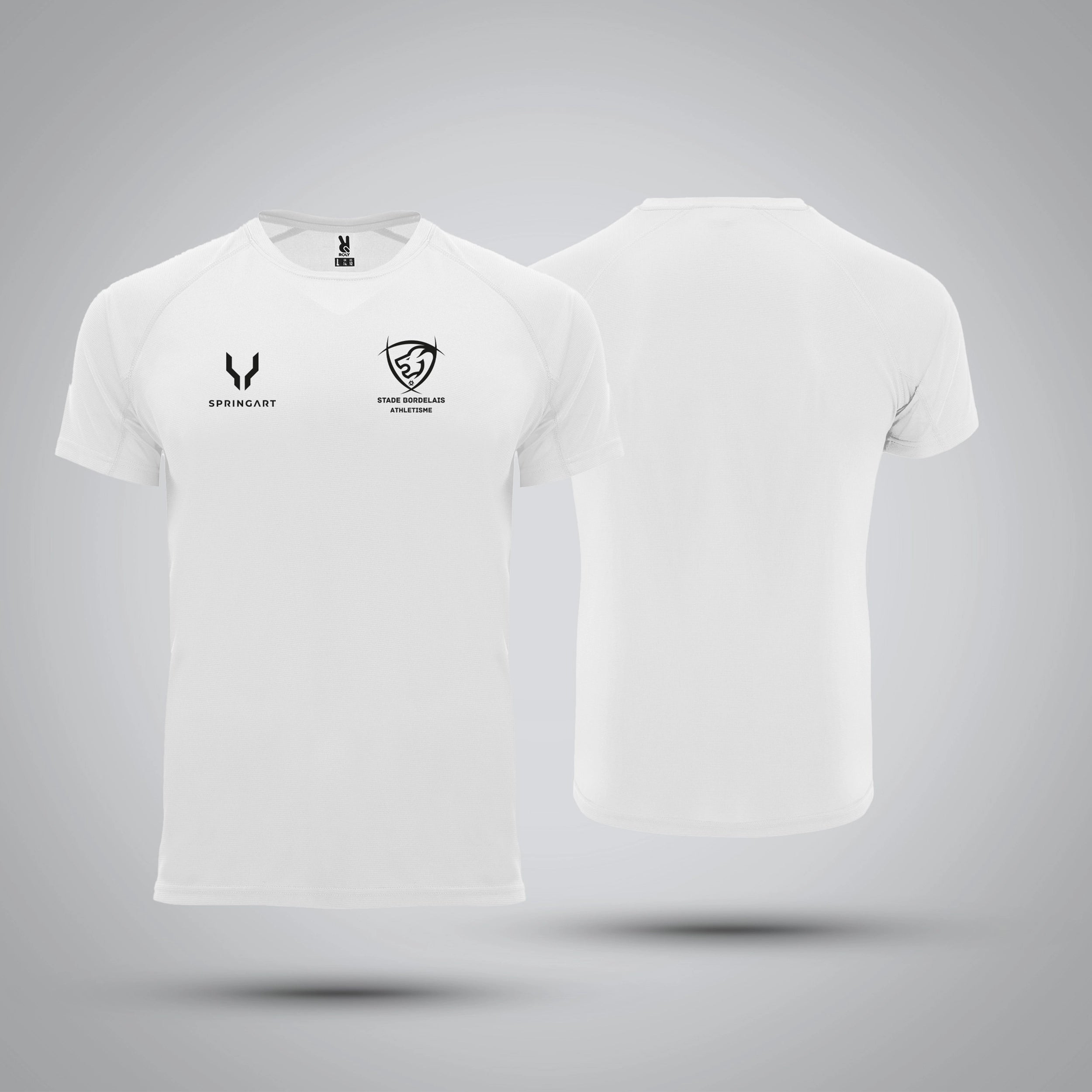 T-shirt Entraînement Homme Bordeaux Athlétisme