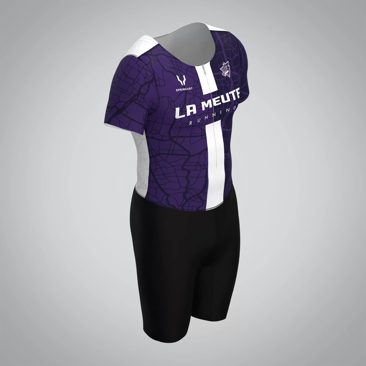 Combinaison Homme Manches Courtes La Meute Running