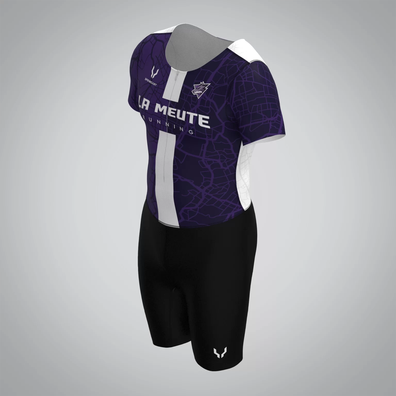 Combinaison Homme Manches Courtes La Meute Running