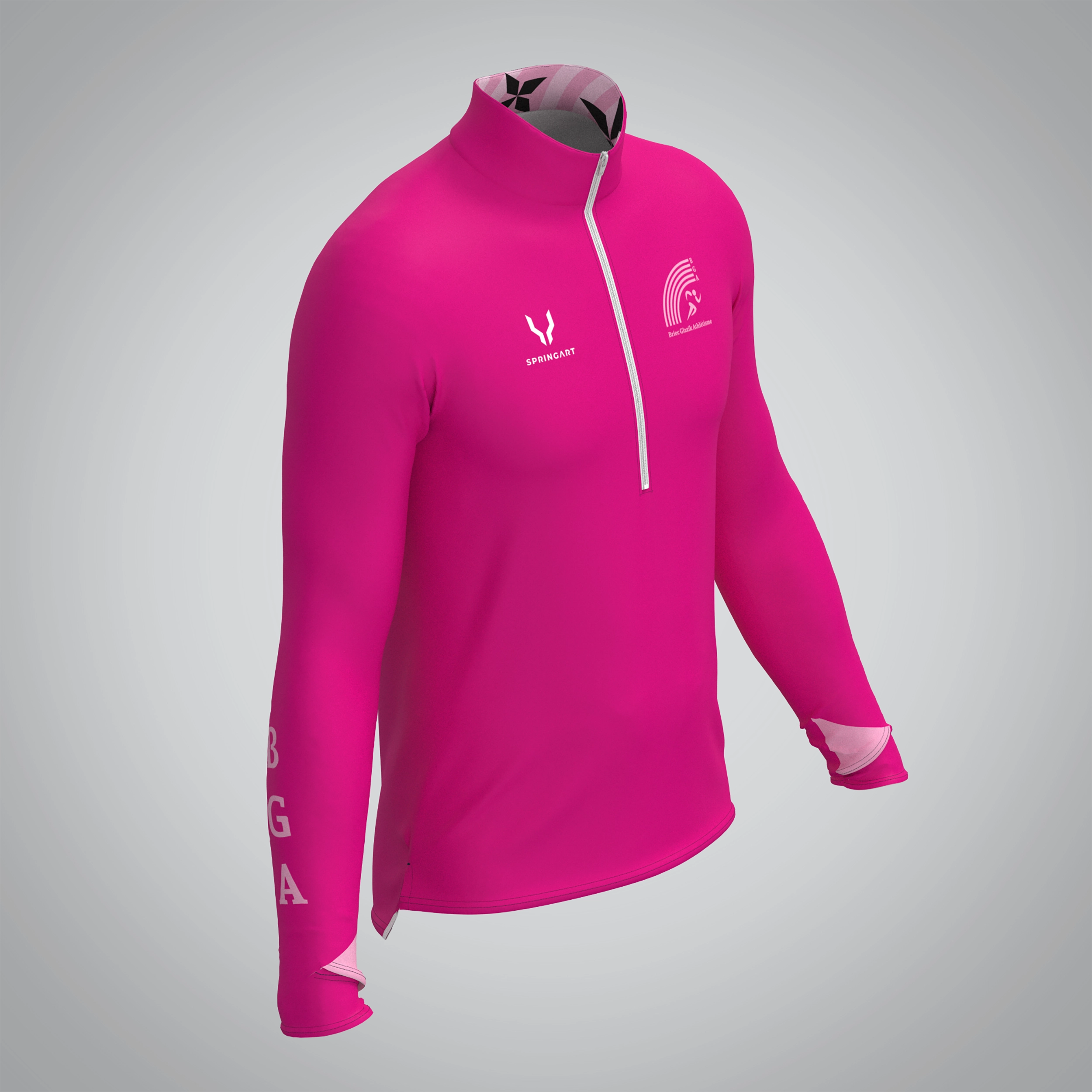 Quart Zip Homme Briec Glazik Athlétisme