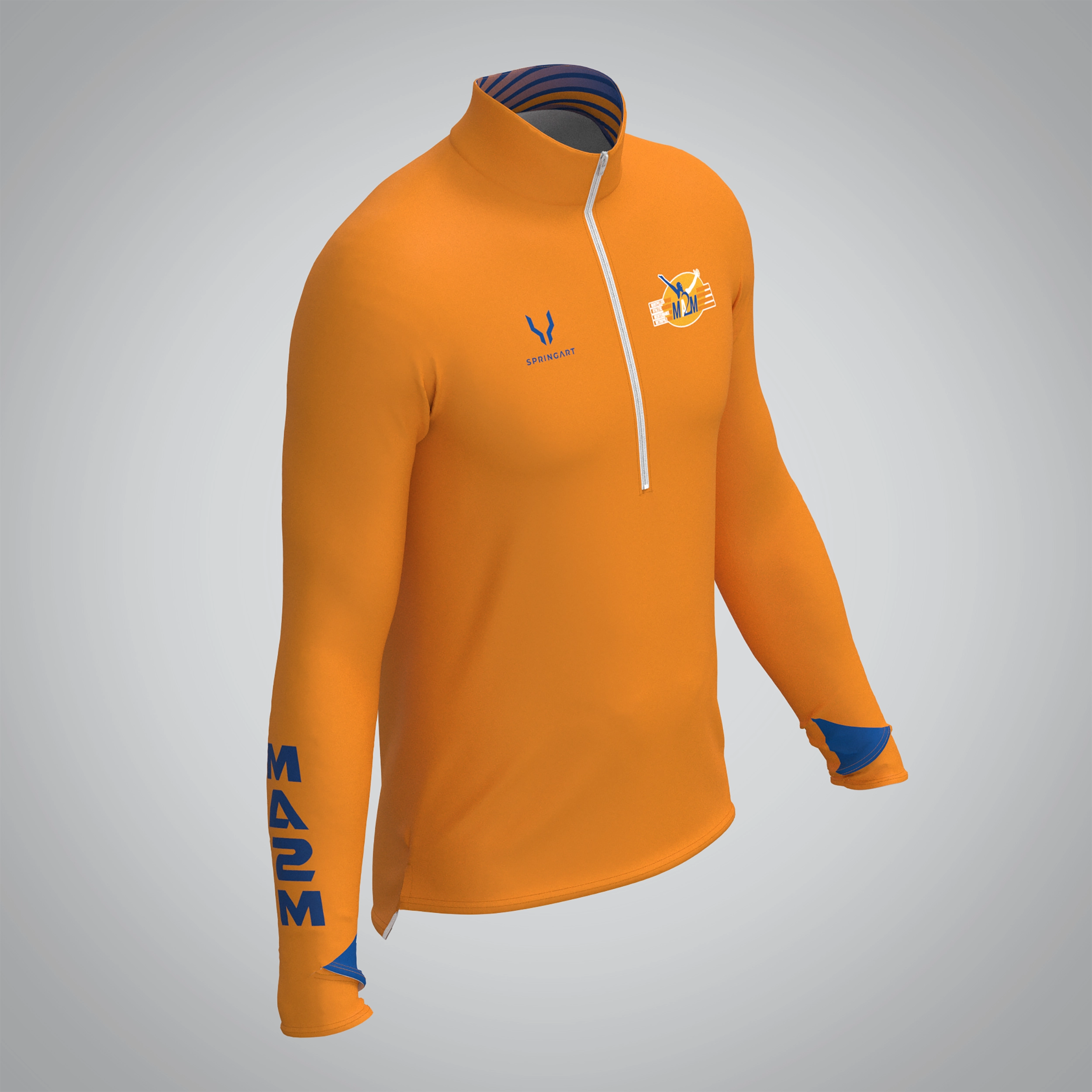 Quart Zip Homme Montpellier Athletic Méditerranée Métropole