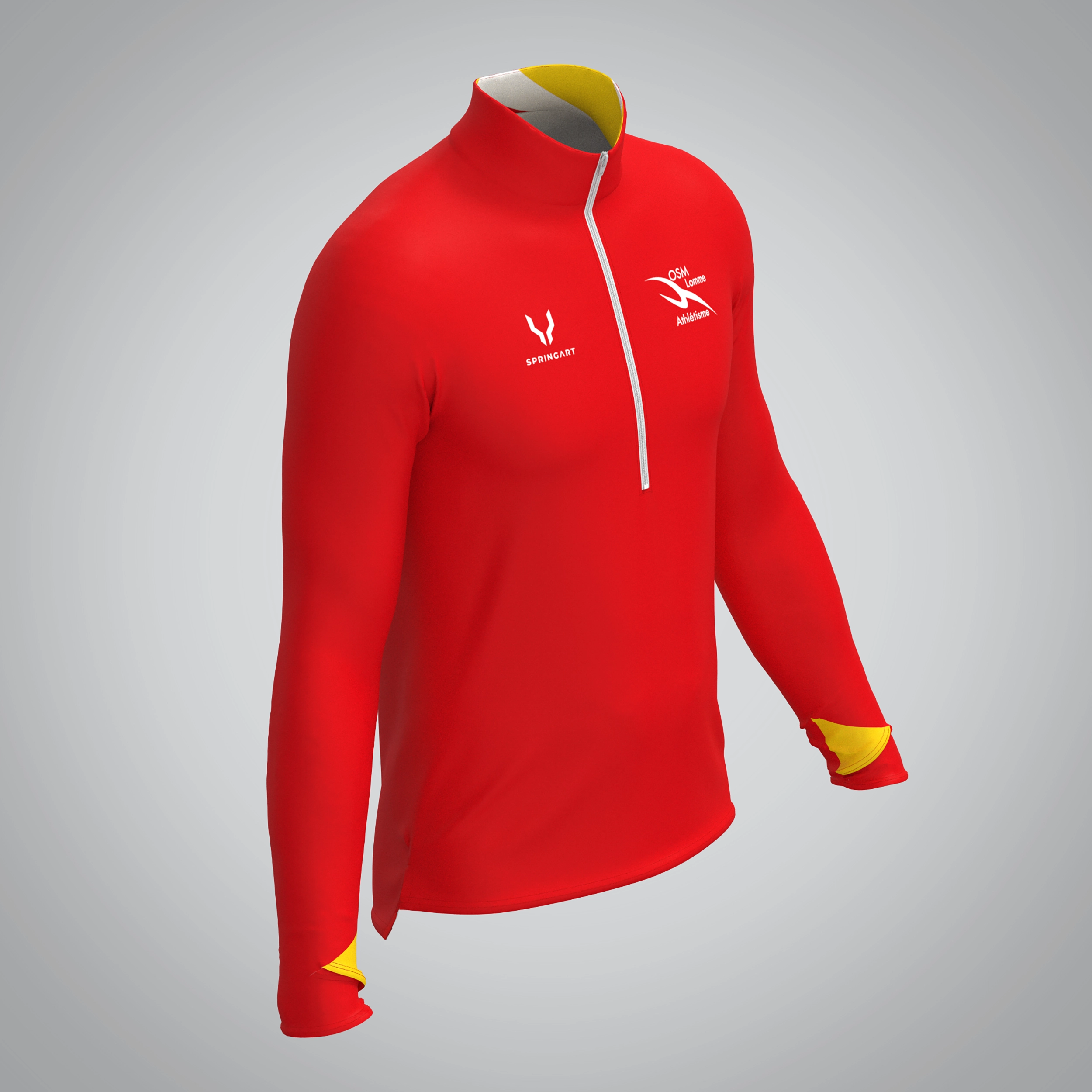 Quart Zip Homme OSM Lomme Athlétisme