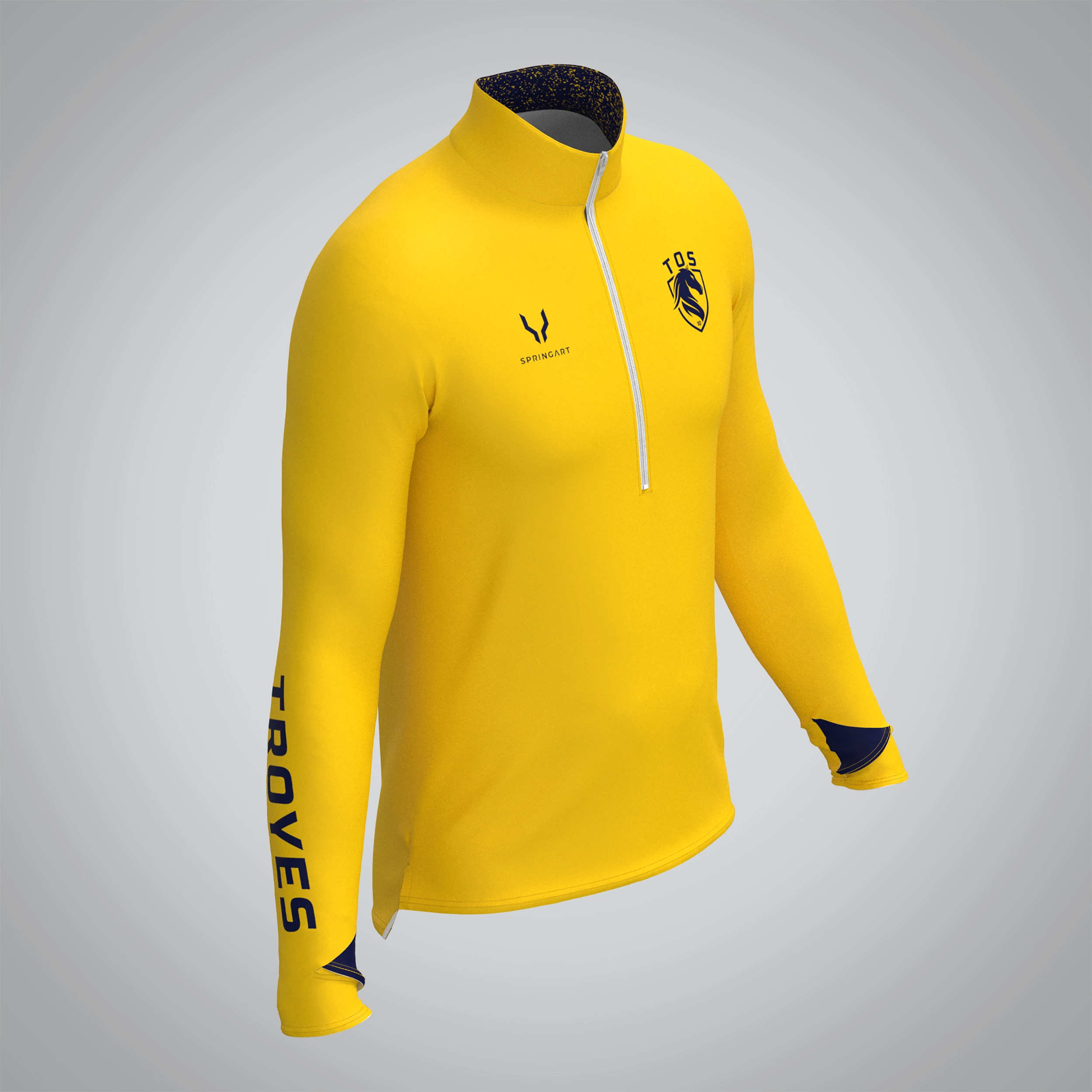 Quart Zip Homme TOS Athlétisme