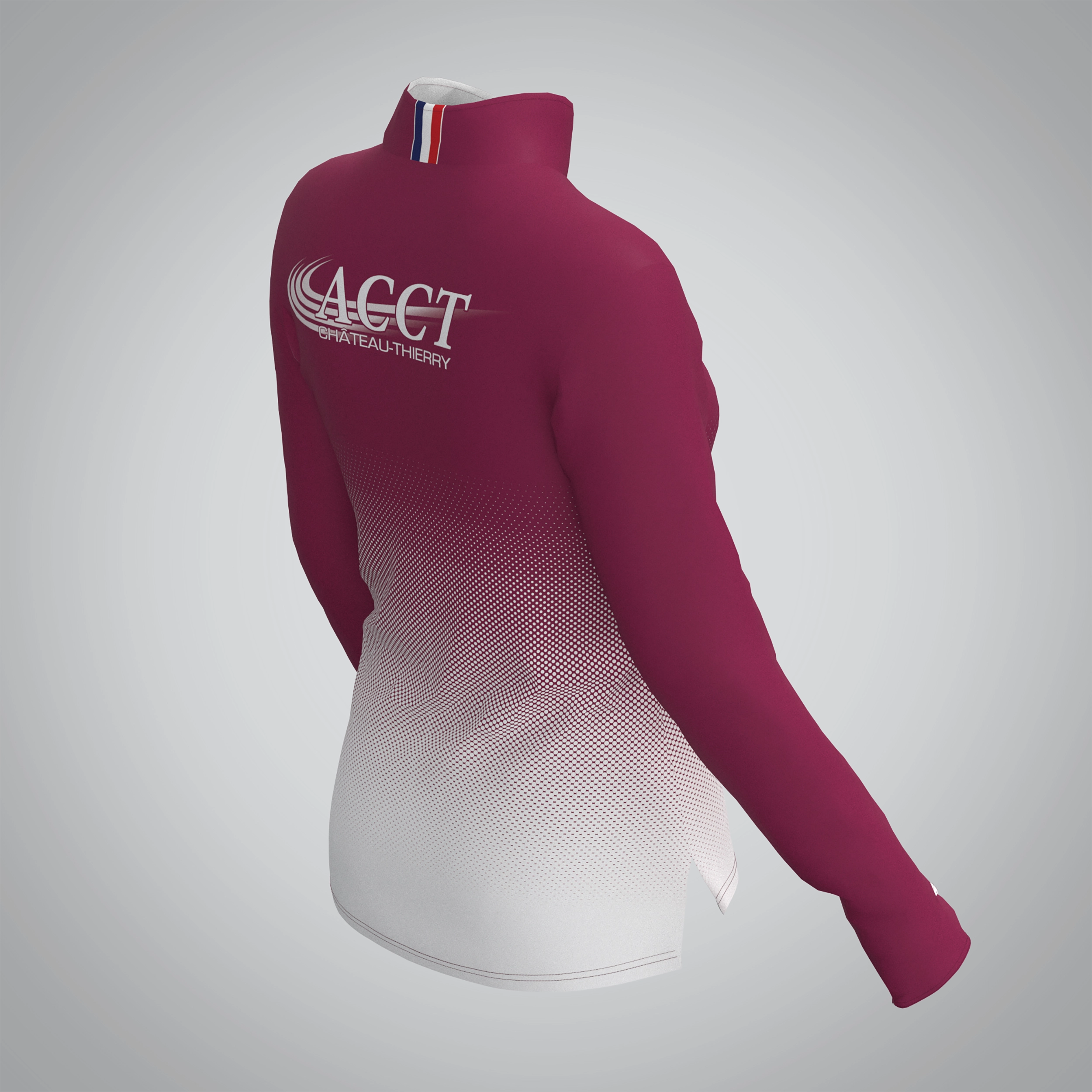 Quart Zip Femme AC Chateau Thierry