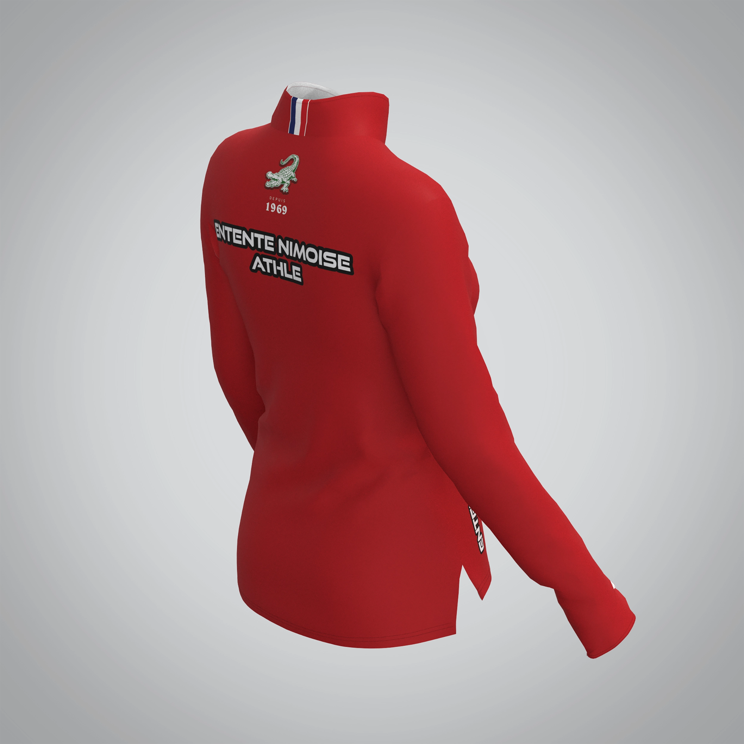 Quart Zip Femme Entente Nimoise Athlétisme