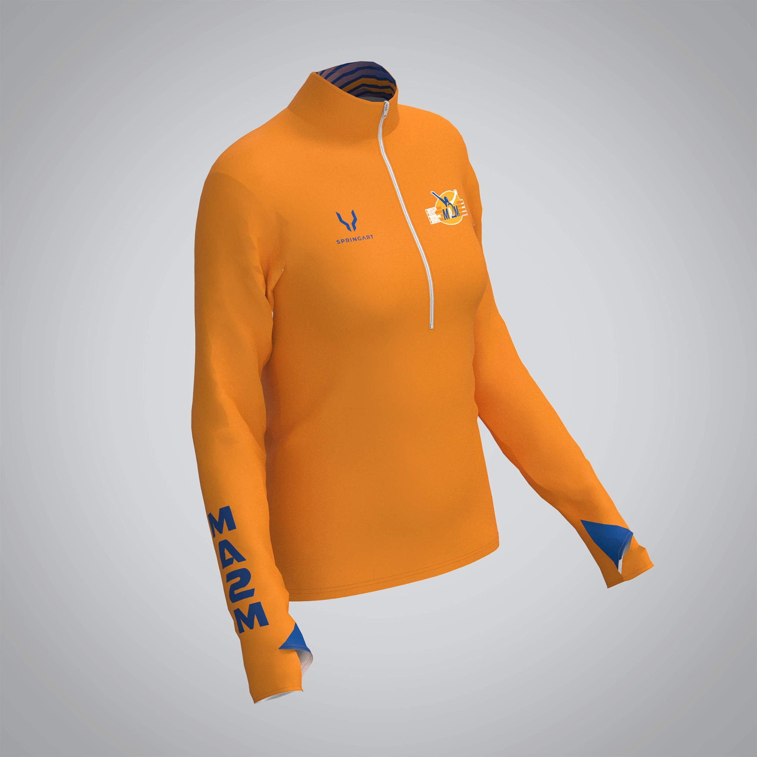 Quart Zip Femme Montpellier Athletic Méditerranée Métropole