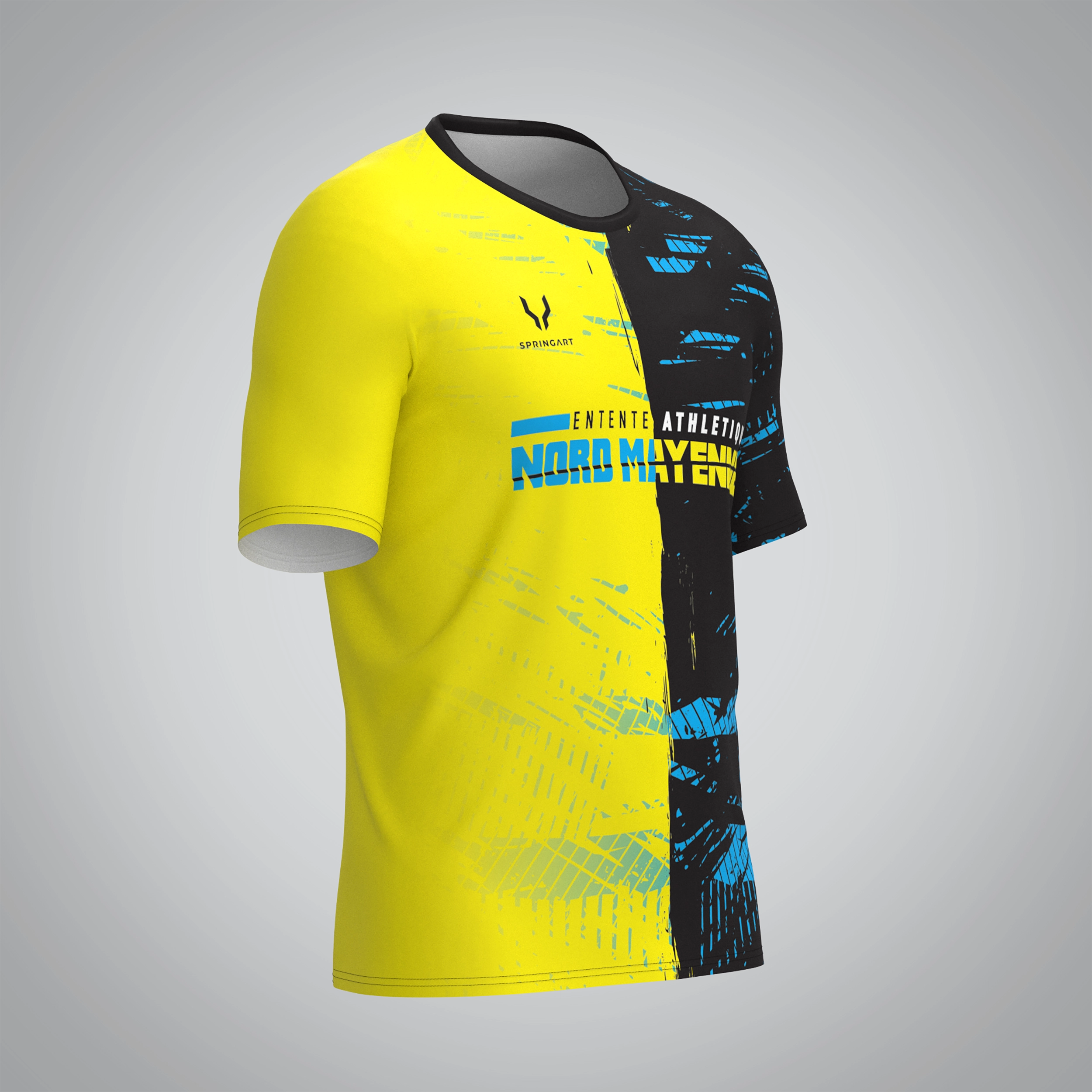 T-shirt Trail zip Homme V2.1 EA Nord Mayenne