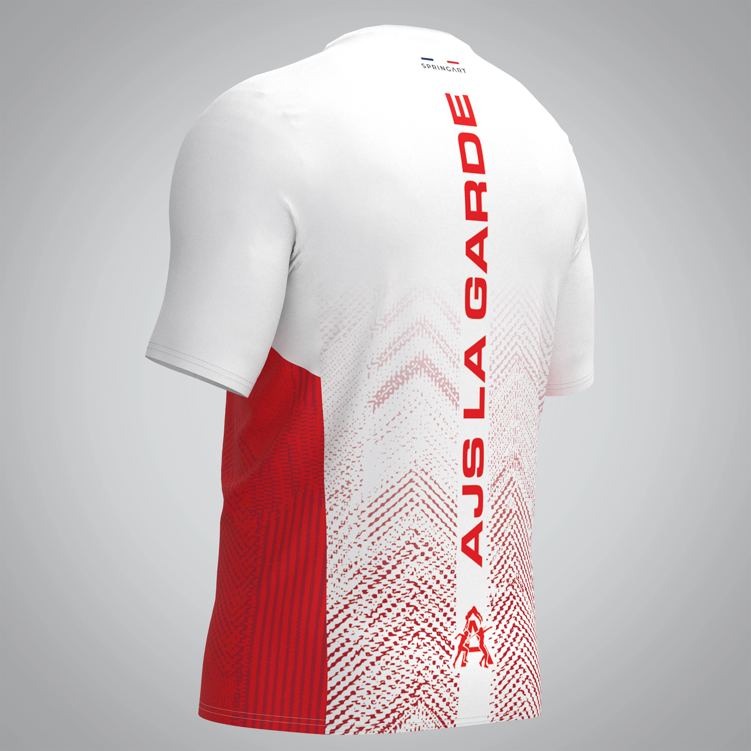 T-shirt Trail zip Homme V2.1 AJS La Garde