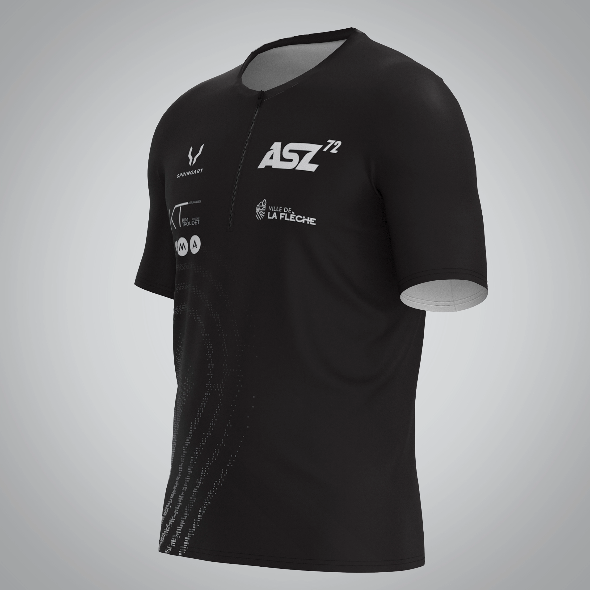 T-shirt Trail zip Homme V2.1 ASL 72