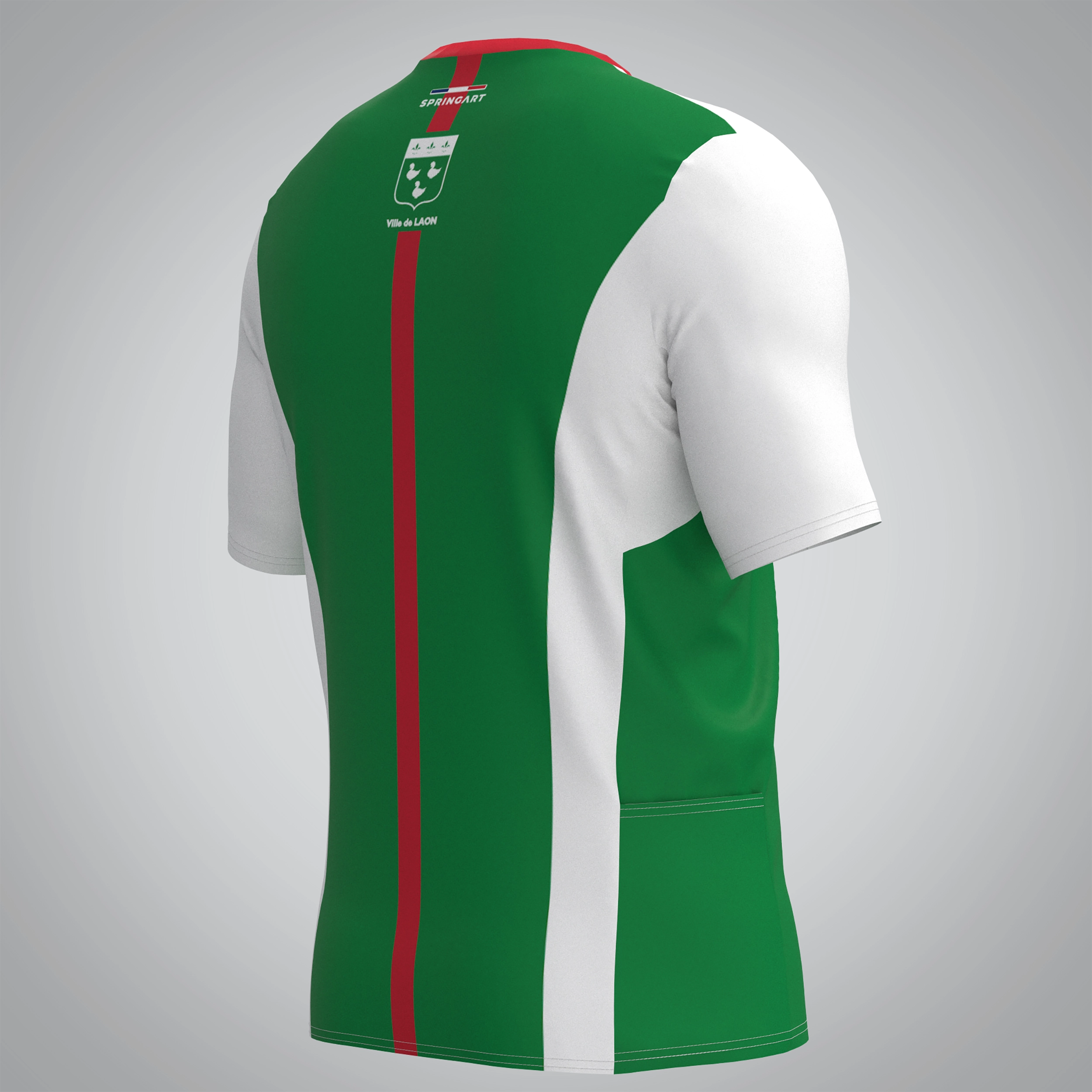 T-shirt Trail zip Homme V2.1 FC Laon Athlétisme