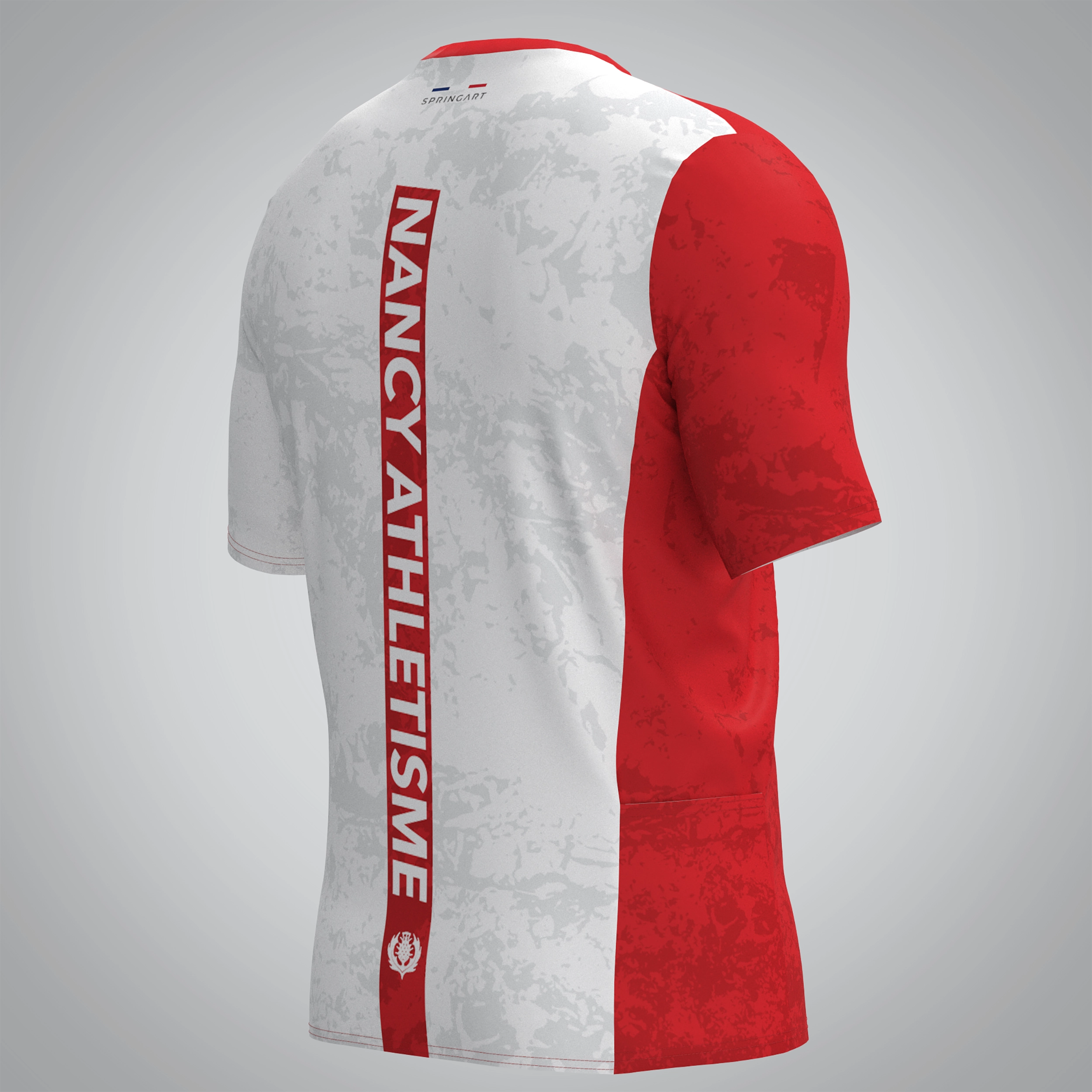 T-shirt Trail zip Homme V2.1 Nancy Athlétisme Métropole