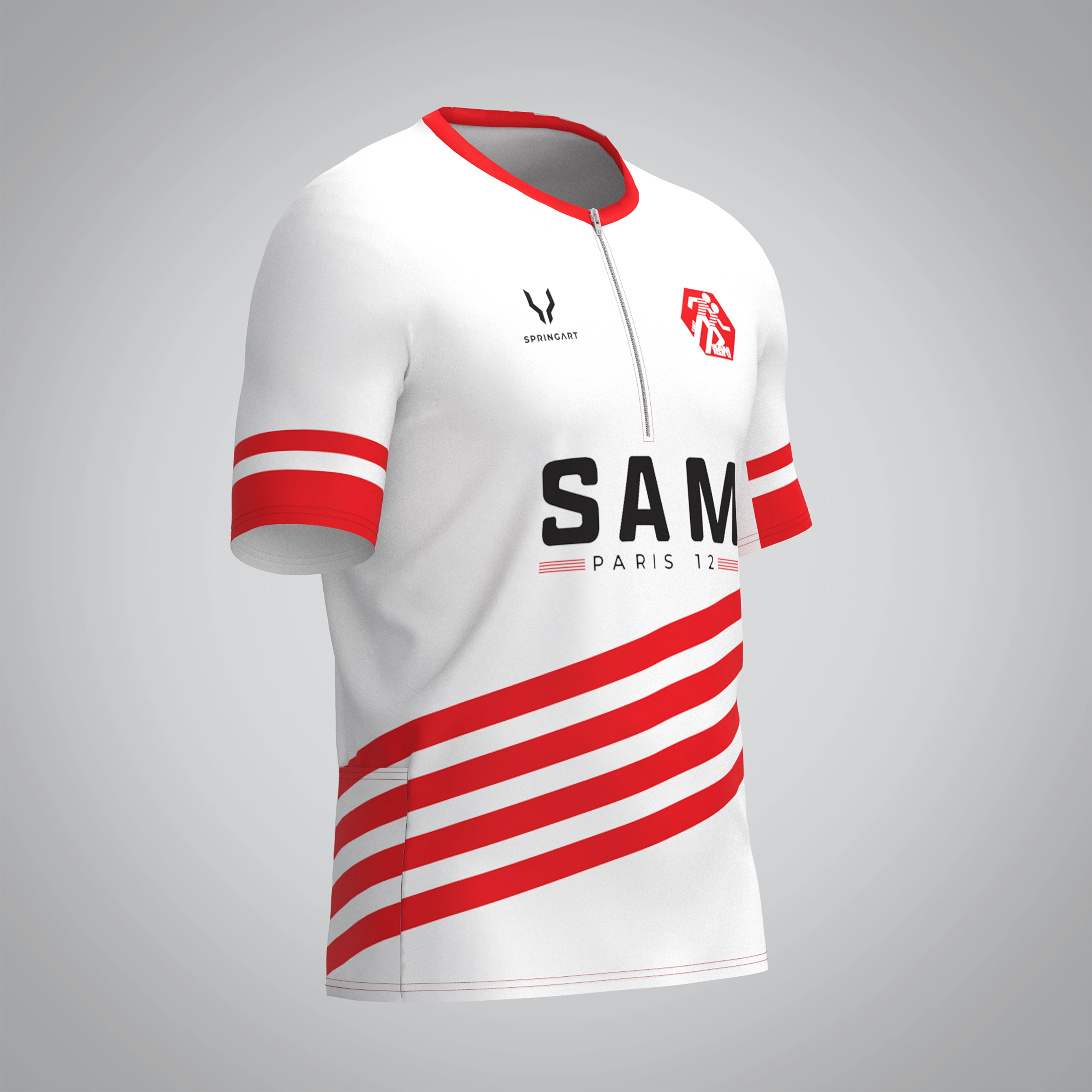 T-shirt Trail zip Homme V2.1 Sam Paris 12