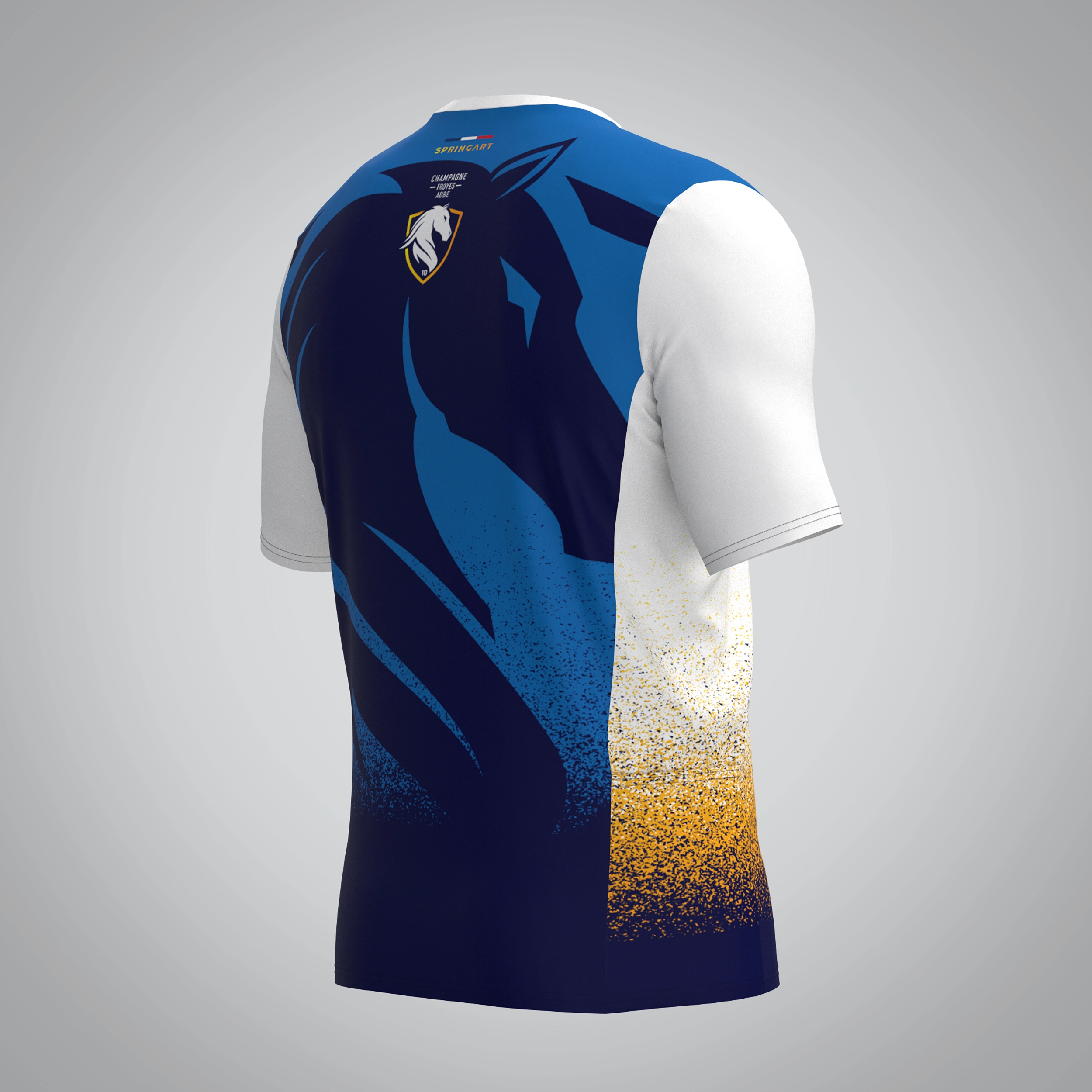 T-shirt Trail zip Homme V2.1 TOS Athlétisme