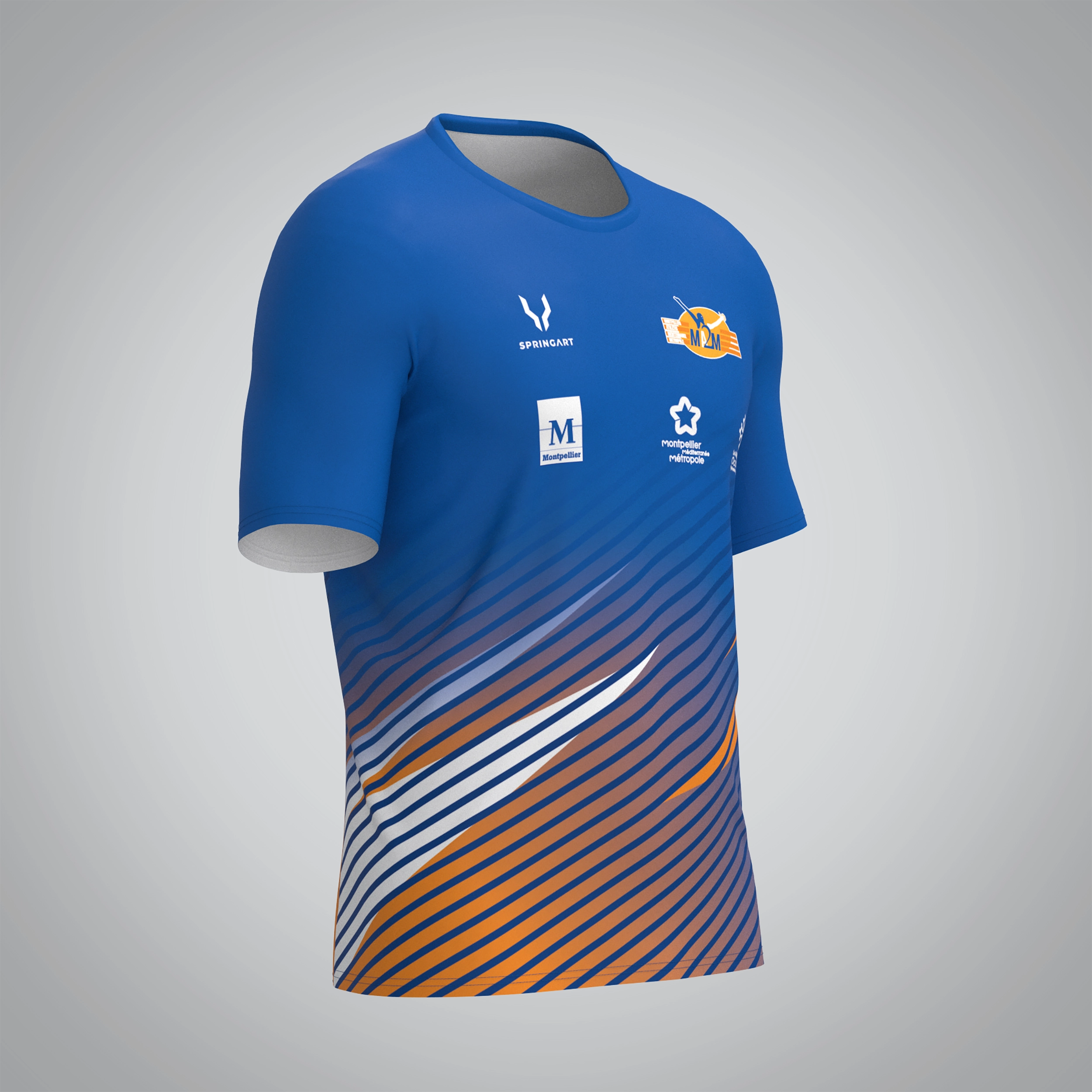 T-shirt Trail Homme V2.1 Montpellier Athletic Méditerranée Métropole