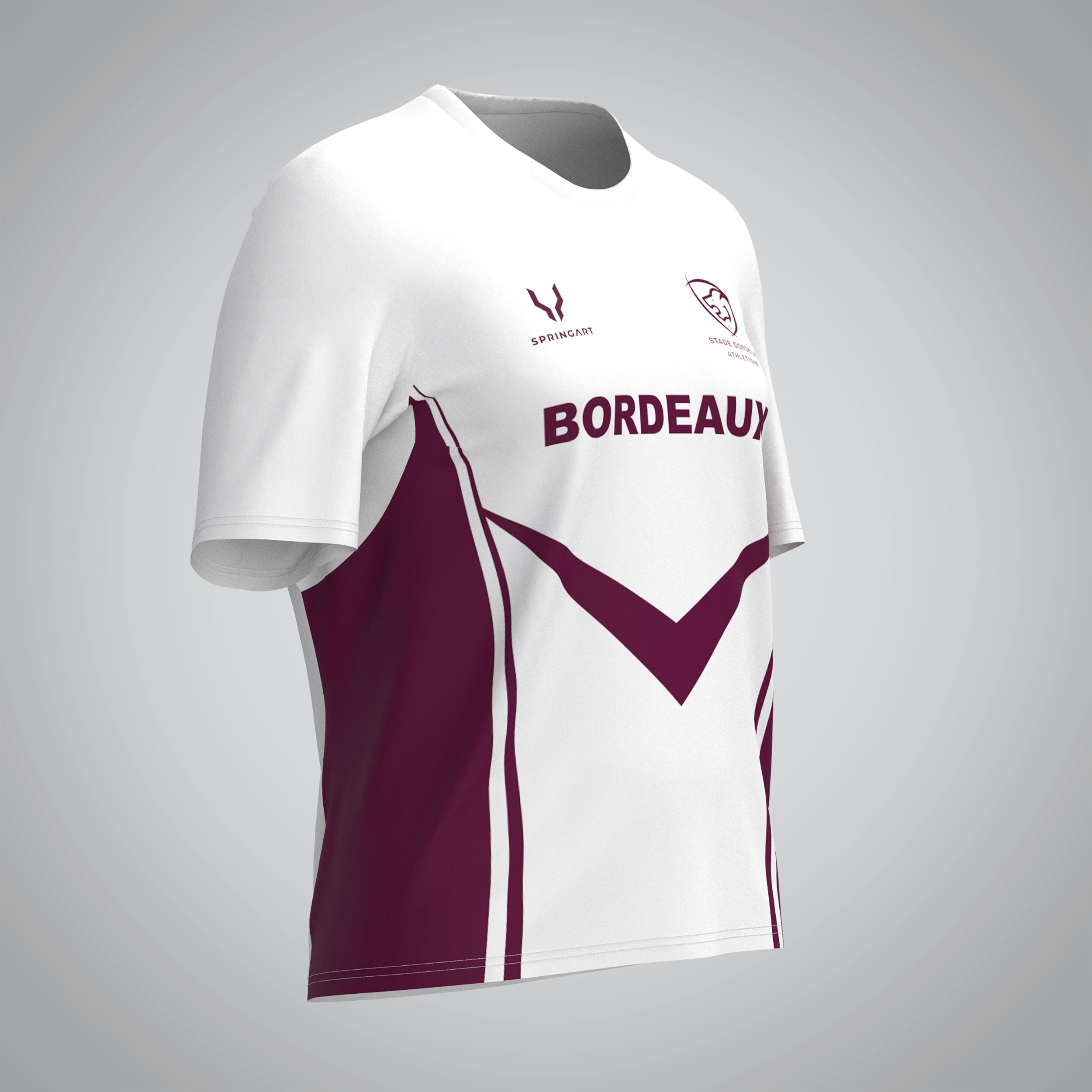 T-shirt Trail Femme V2.1 Bordeaux Athlétisme