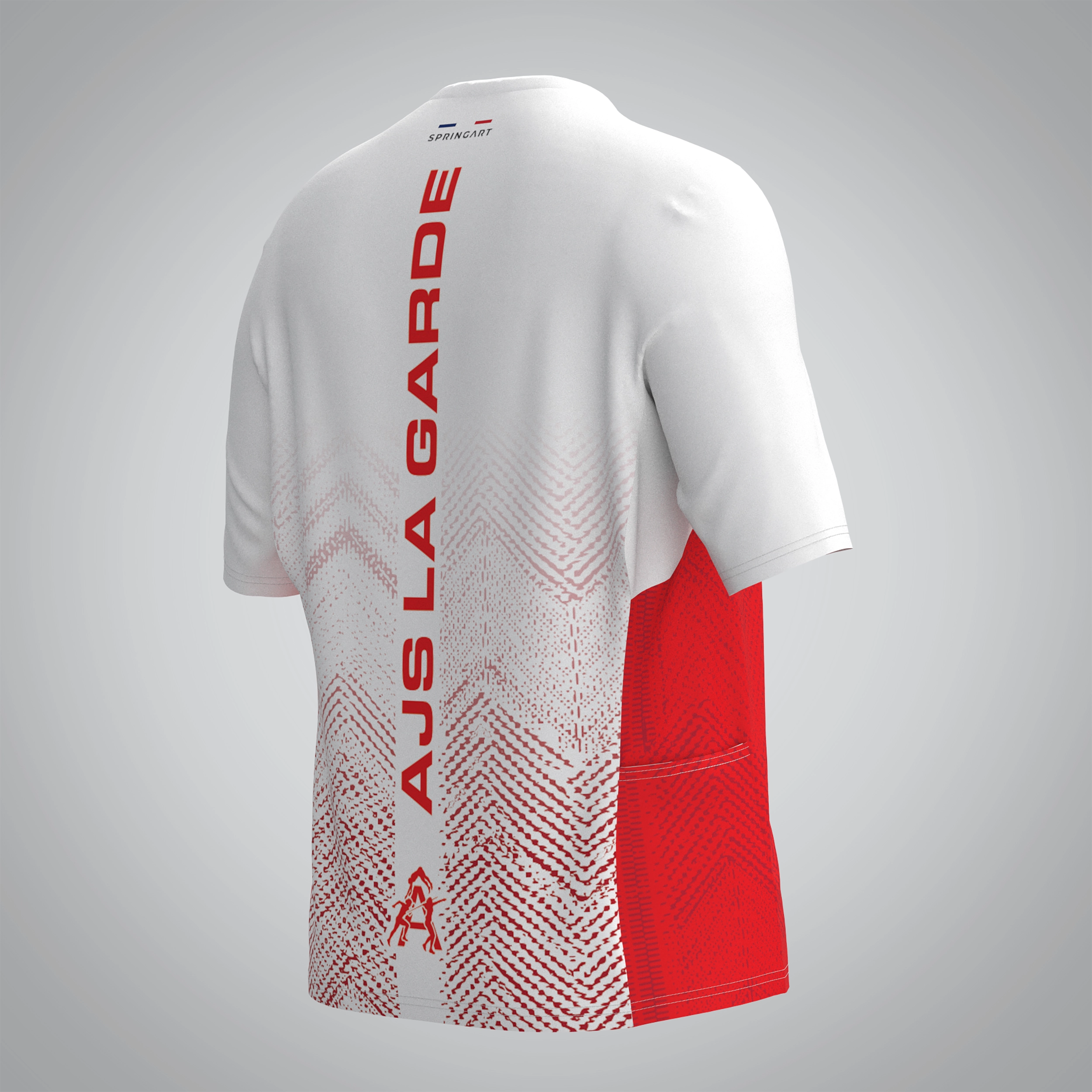 T-shirt Trail zip Femme V2.1 AJS La Garde