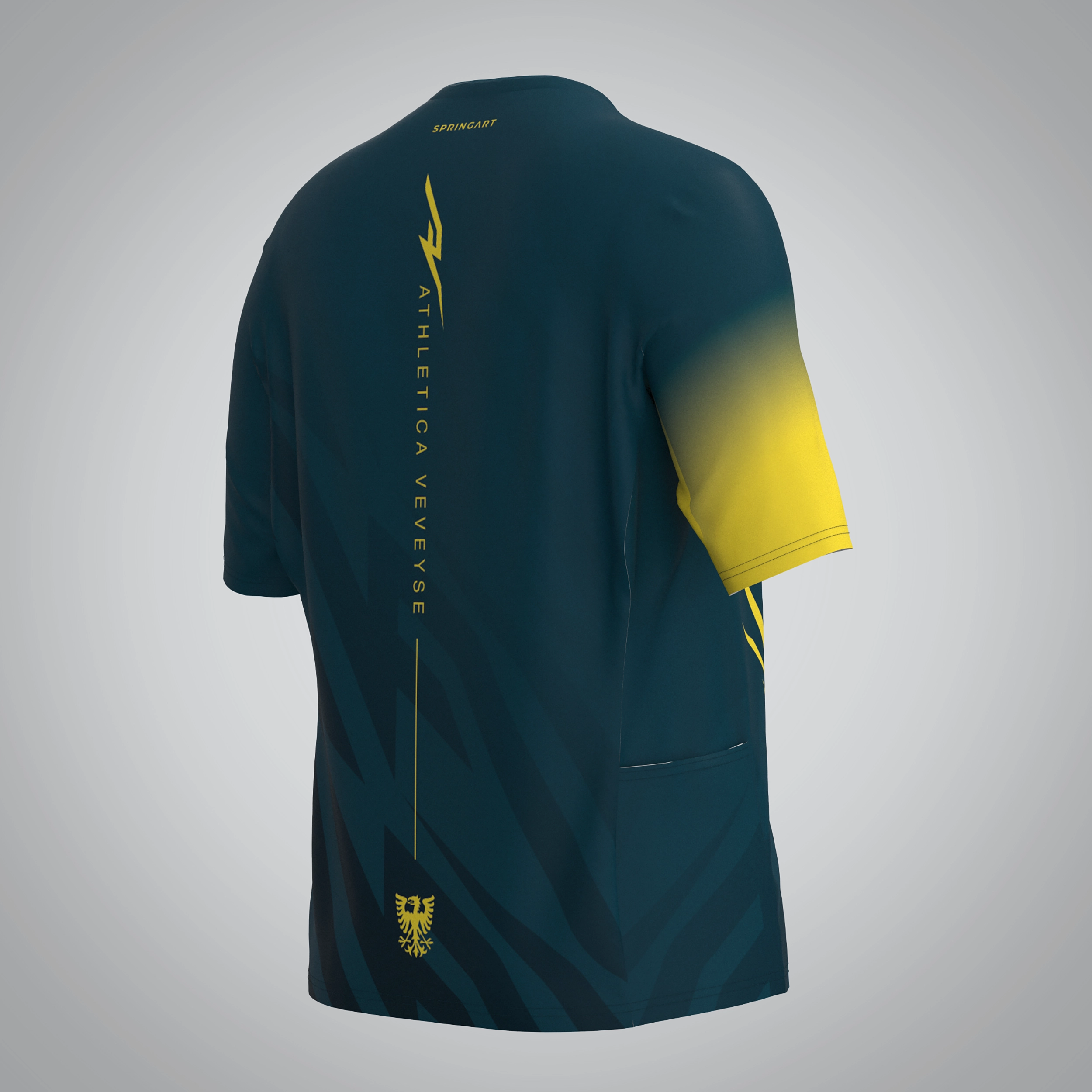 T-shirt Trail zip Femme V2.1 Athletica Veveyse