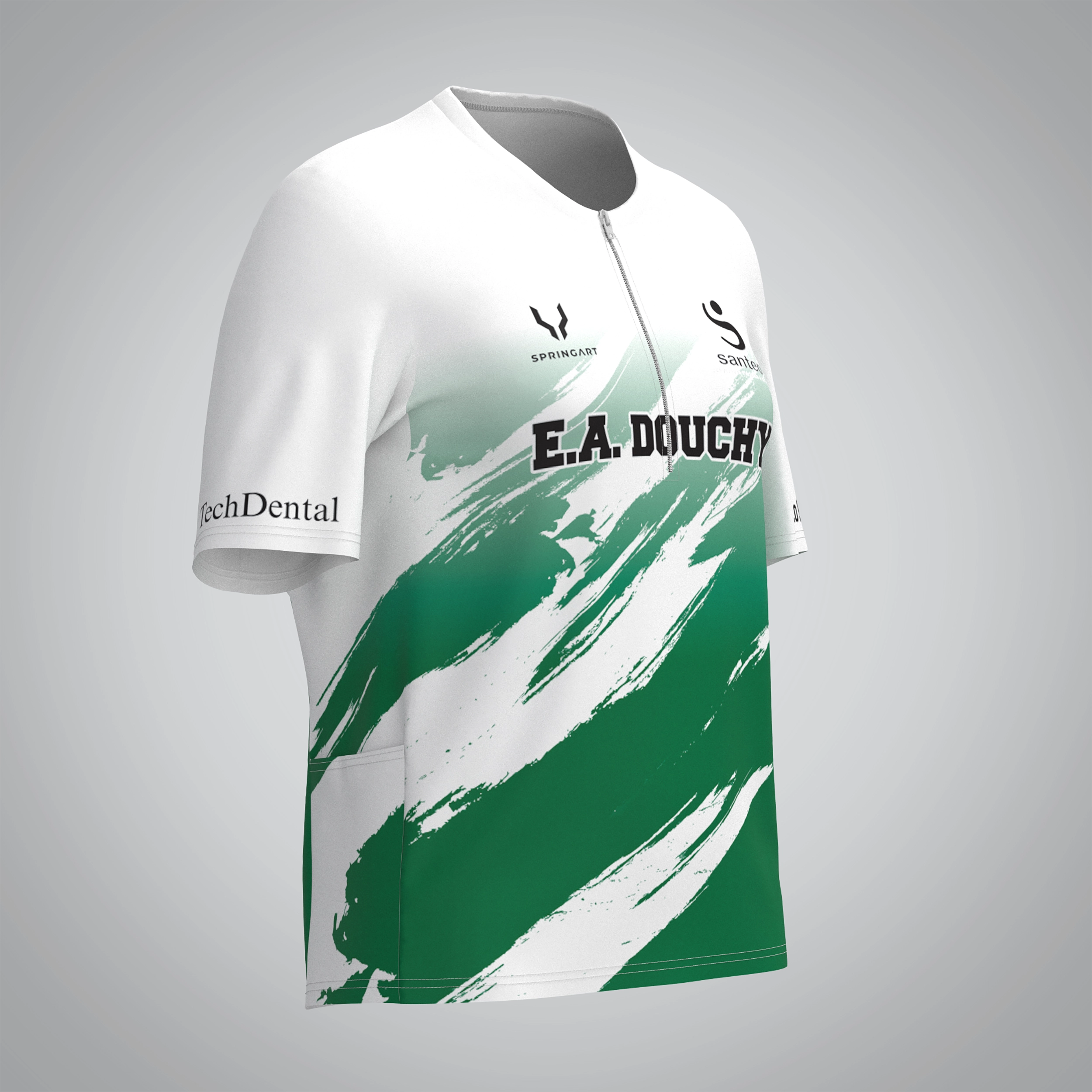 T-shirt Trail zip Femme V2.1 EA Douchy