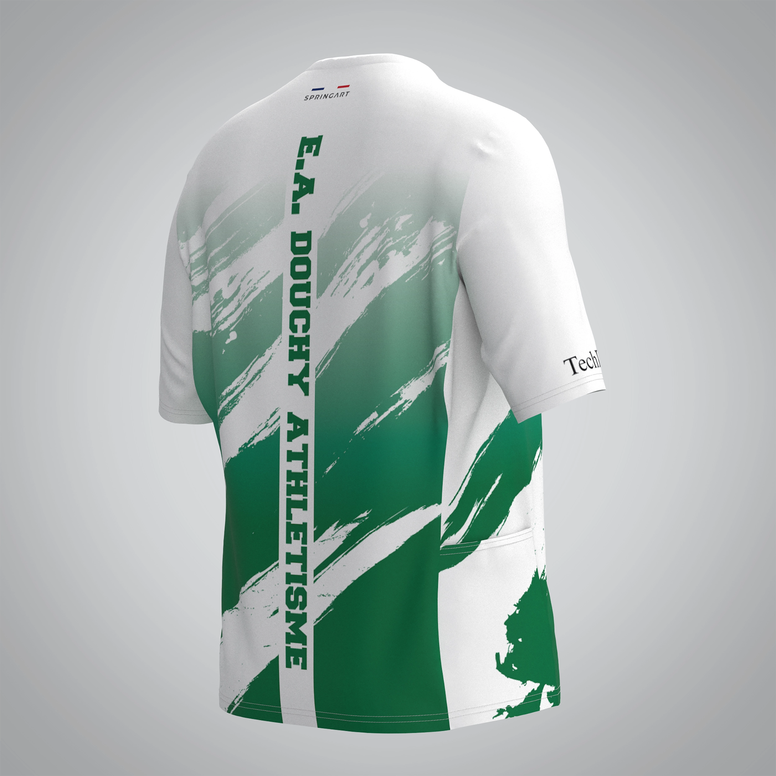 T-shirt Trail zip Femme V2.1 EA Douchy