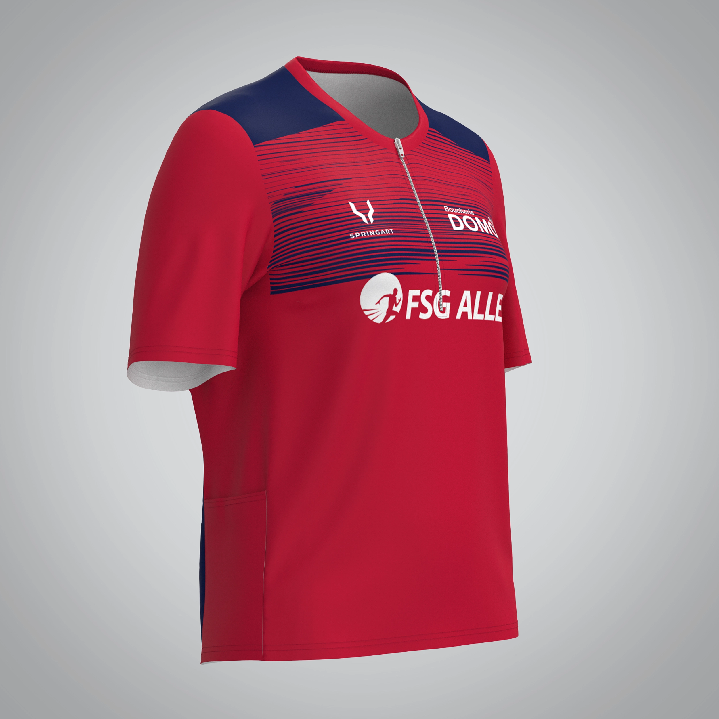 T-shirt Trail zip Femme V2.1 FSG ALLE