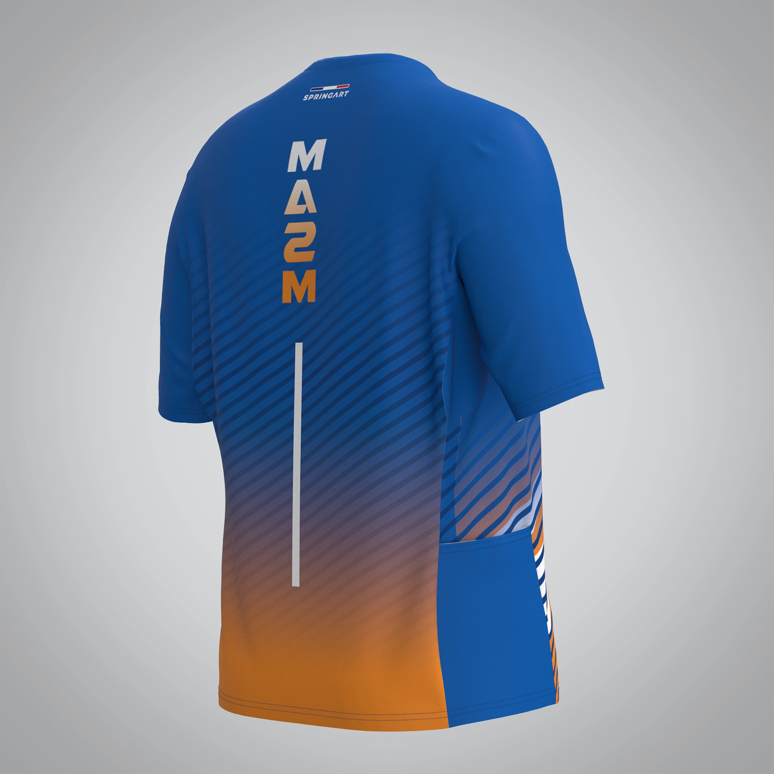 T-shirt Trail zip Femme V2.1 Montpellier Athletic Méditerranée Métropole