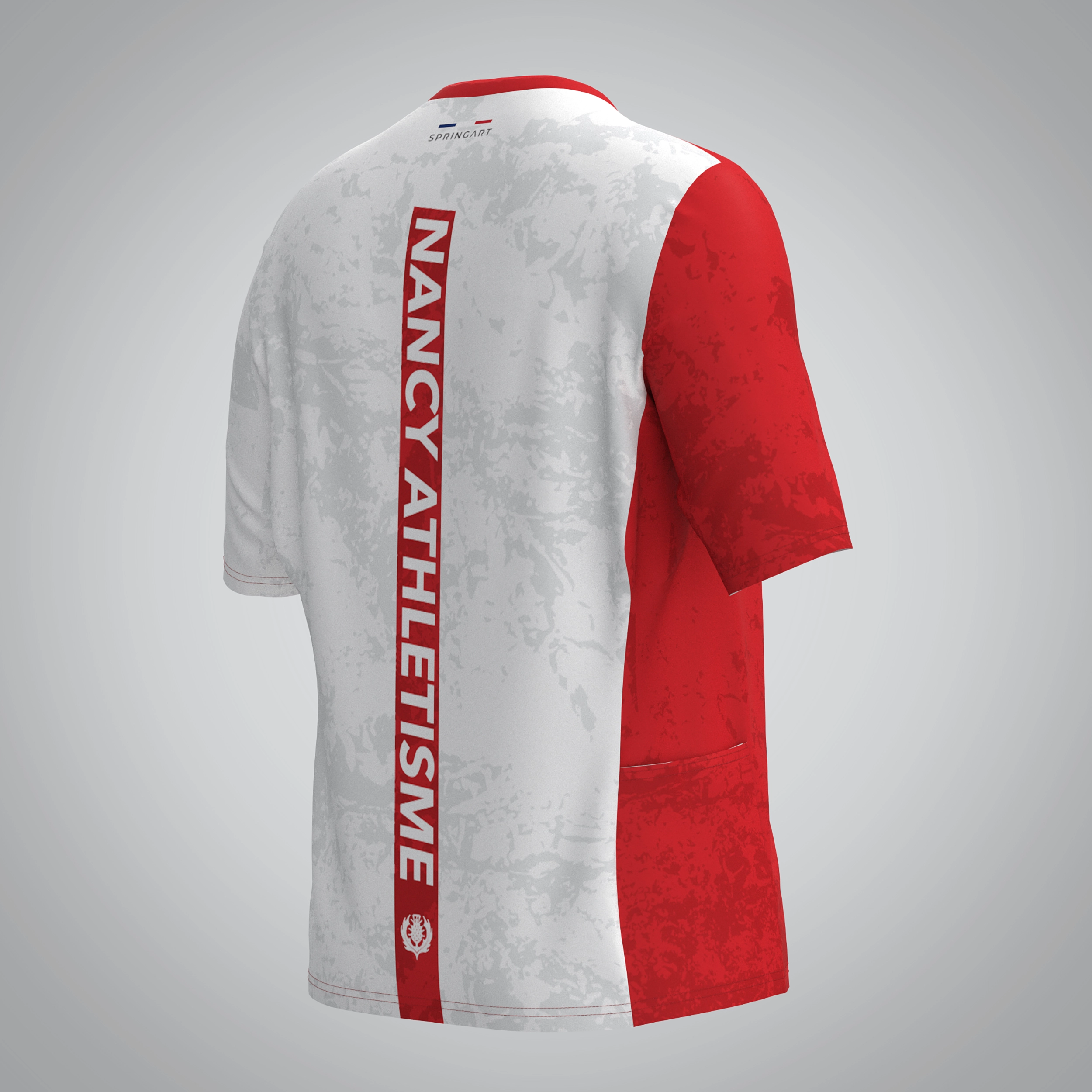 T-shirt Trail zip Femme V2.1 Nancy Athlétisme Métropole