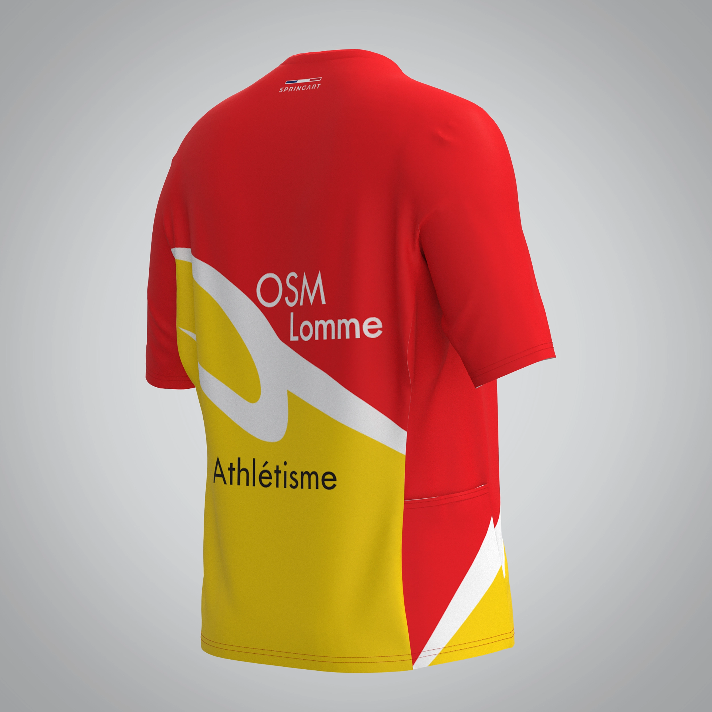 T-shirt Trail zip Femme V2.1 OSM Lomme Athlétisme