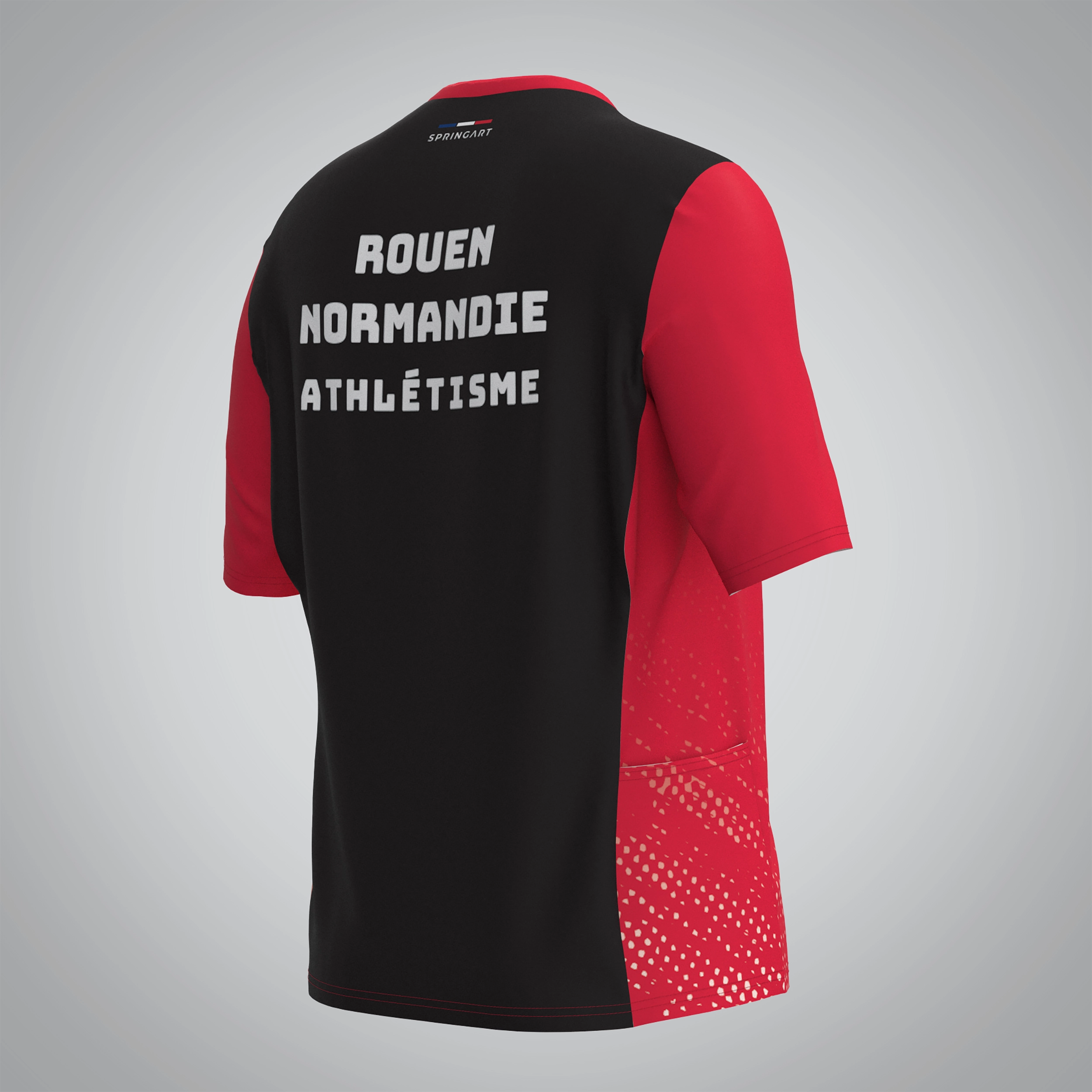 T-shirt Trail zip Femme V2.1 Rouen Normandie Athlétisme