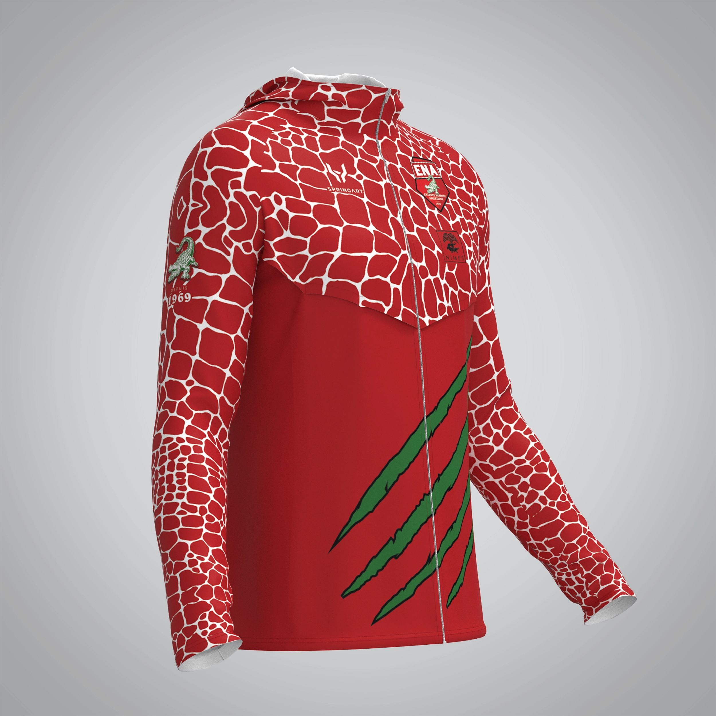 Veste Imperméable Homme Entente Nimoise Athlétisme