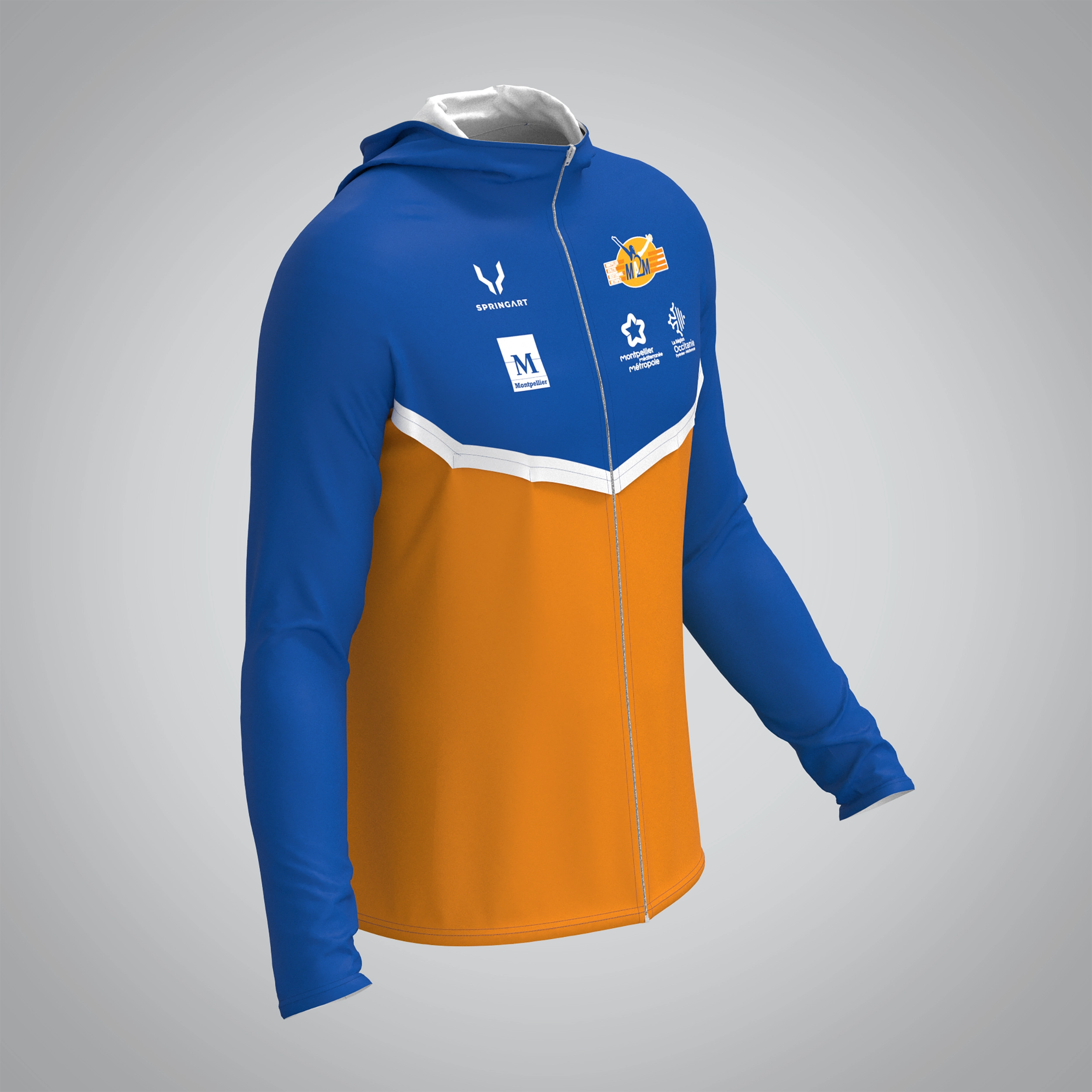 Veste Imperméable Femme Montpellier Athletic Méditerranée Métropole