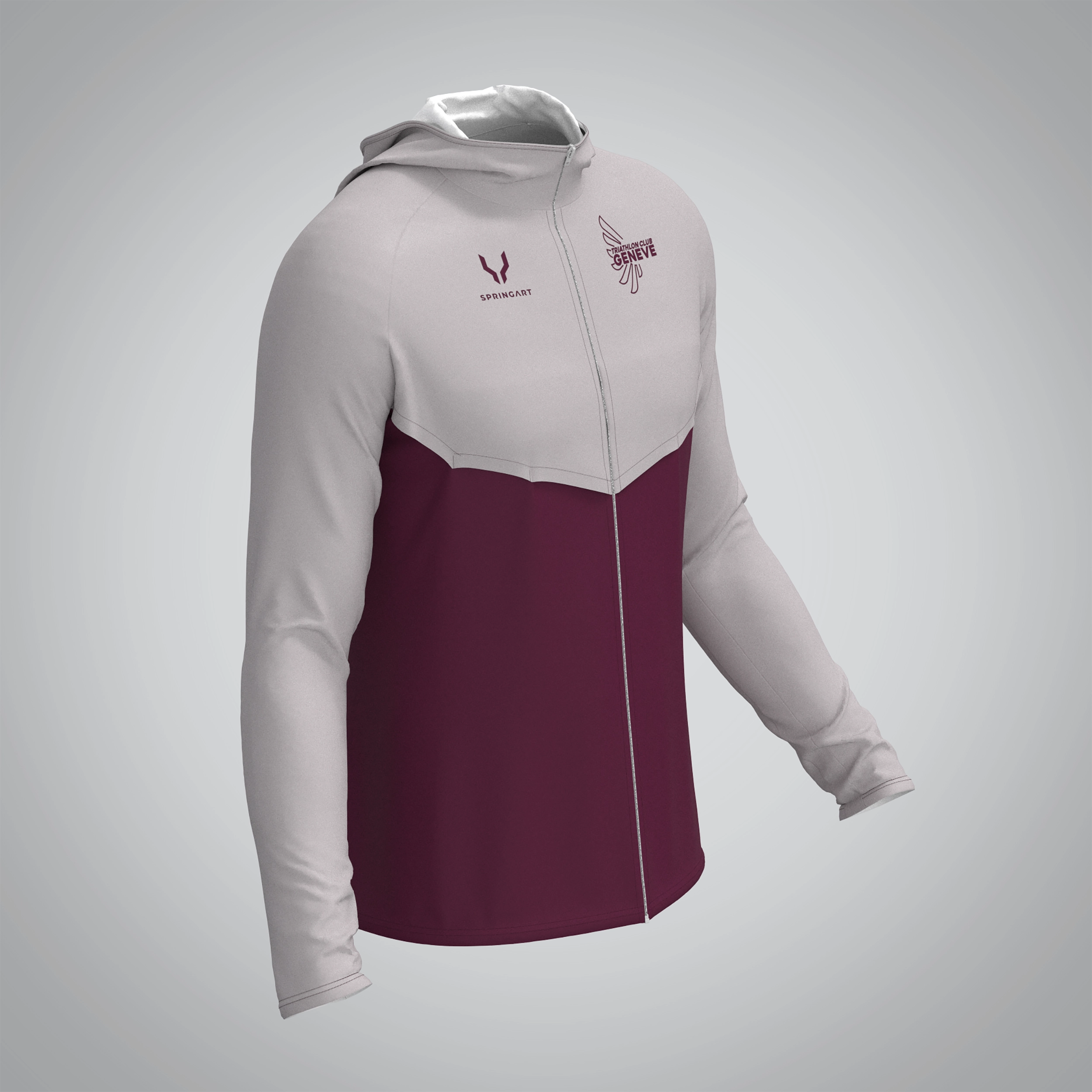 Veste Imperméable Homme Triathlon Club Genève