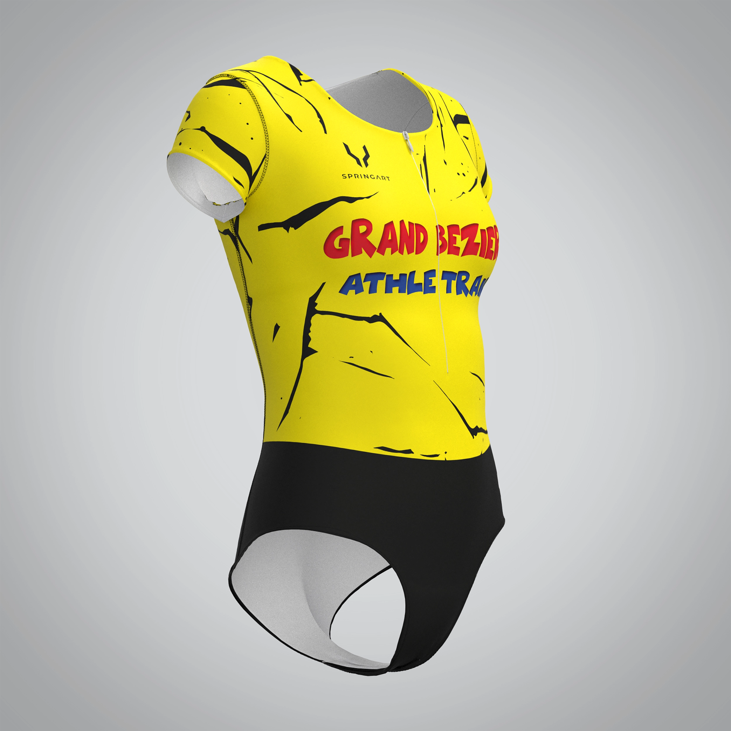 Combinaison Femme Manches Courtes Grand Bèziers Athlétisme