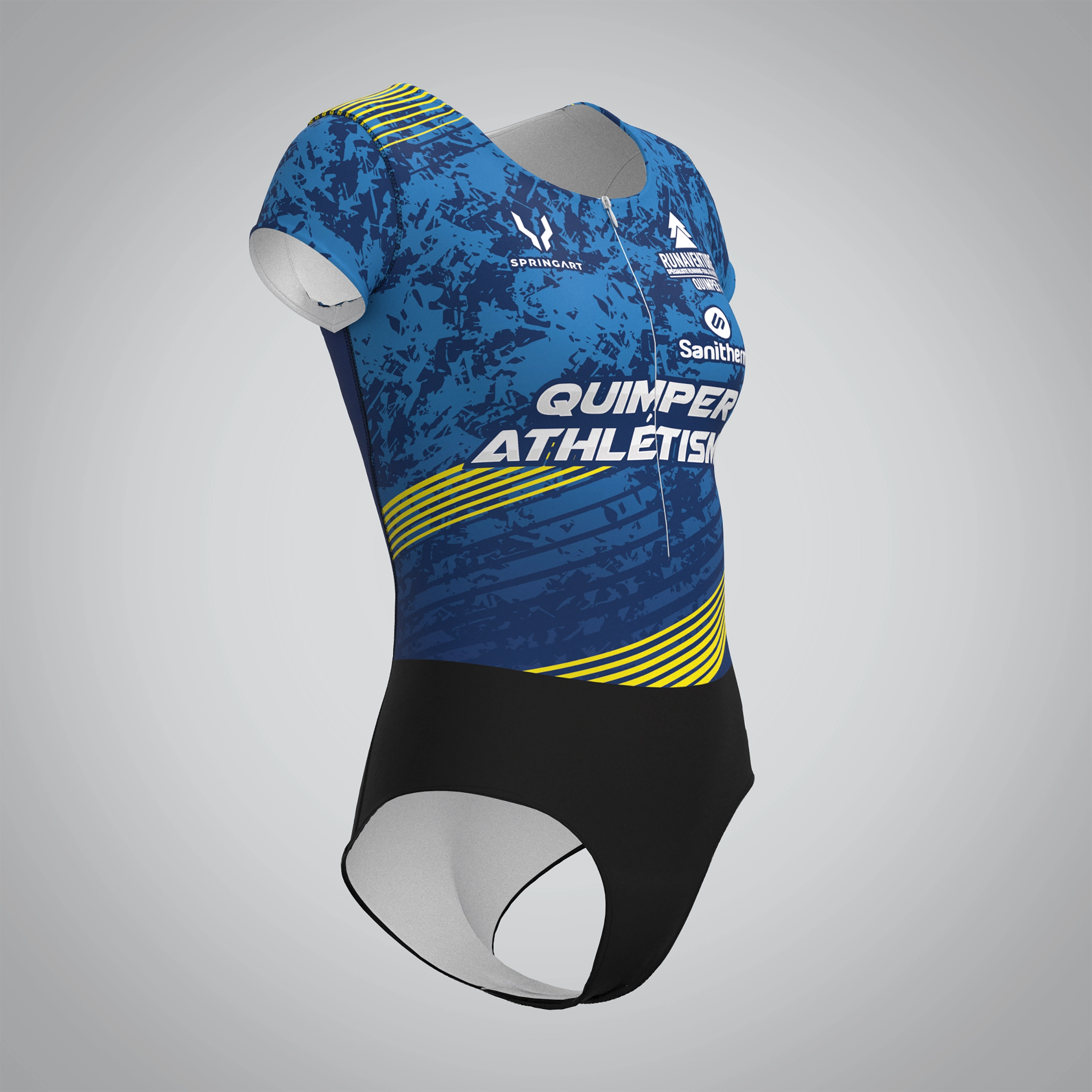 Combinaison Femme Manches Courtes Quimper Athlétisme