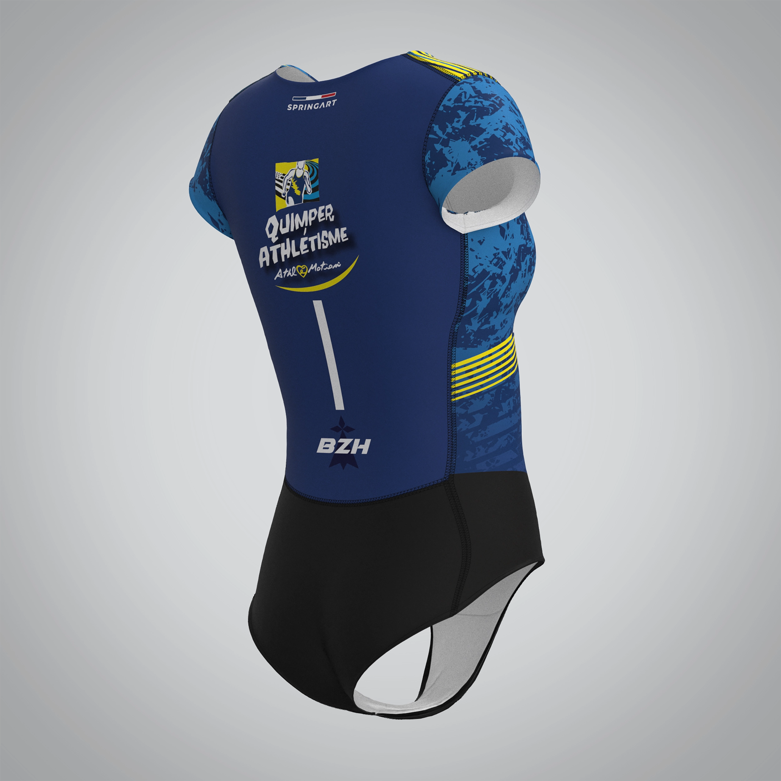 Combinaison Femme Manches Courtes Quimper Athlétisme