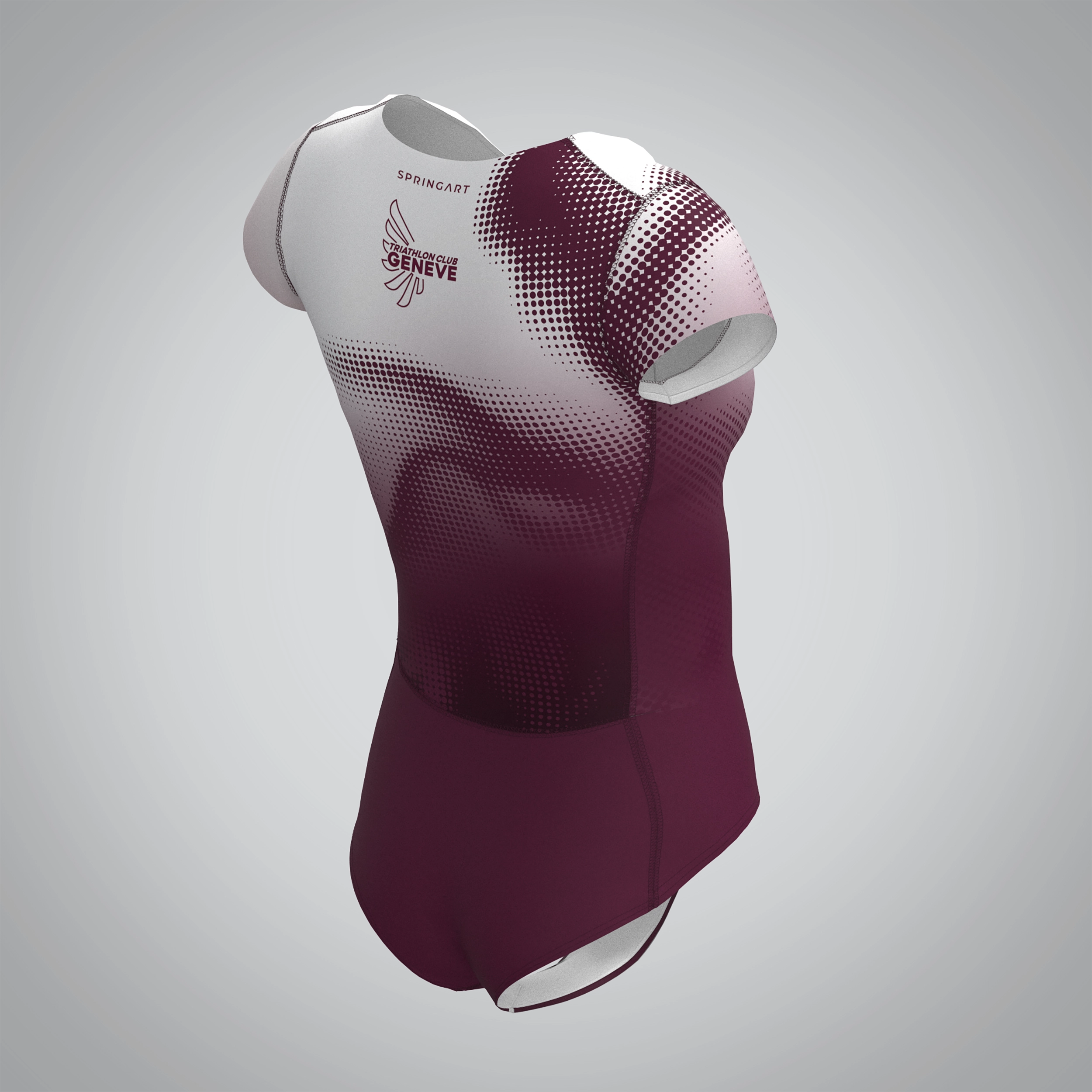 Combinaison Femme Manches Courtes Triathlon Club Genève