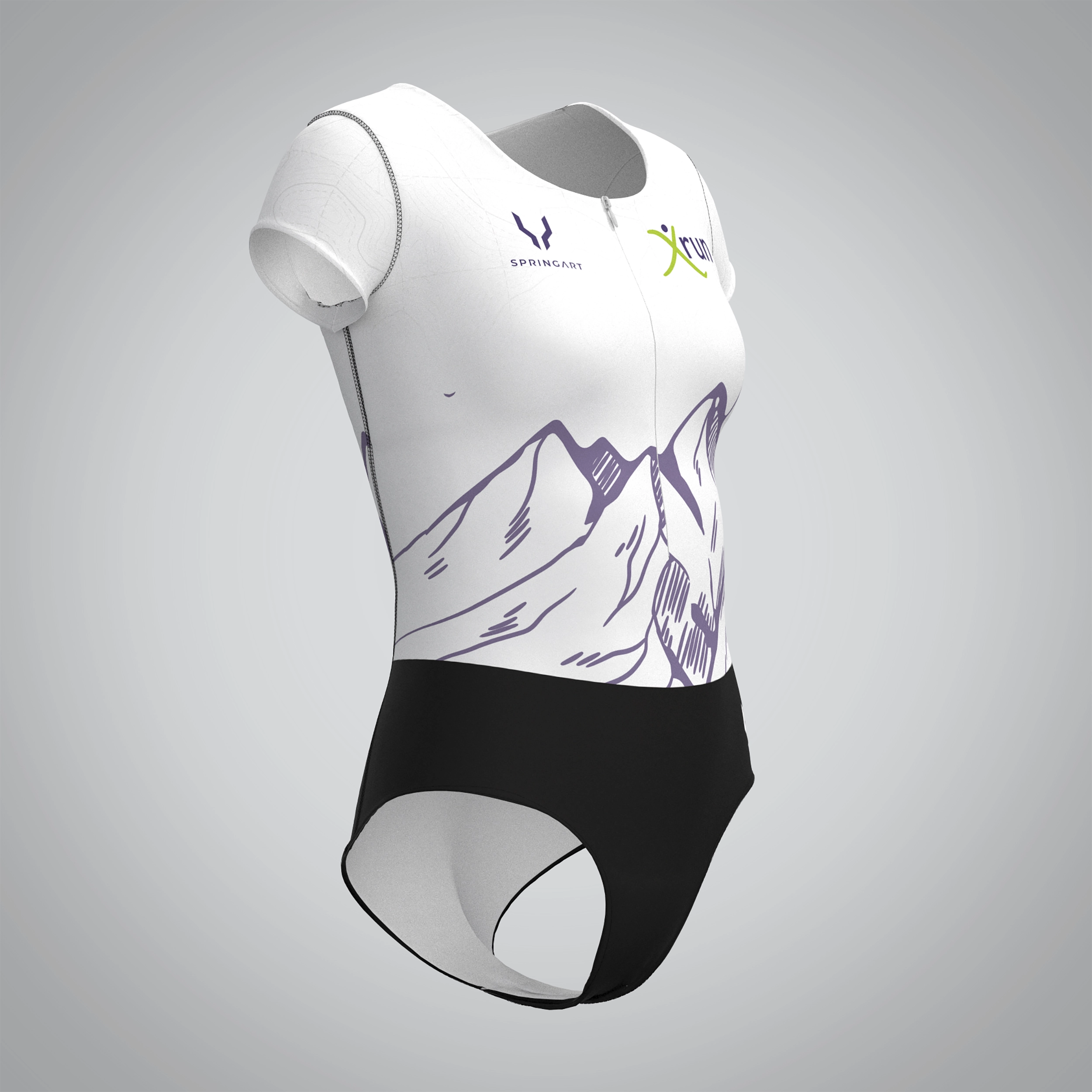 Combinaison Femme Manches Courtes Xrun