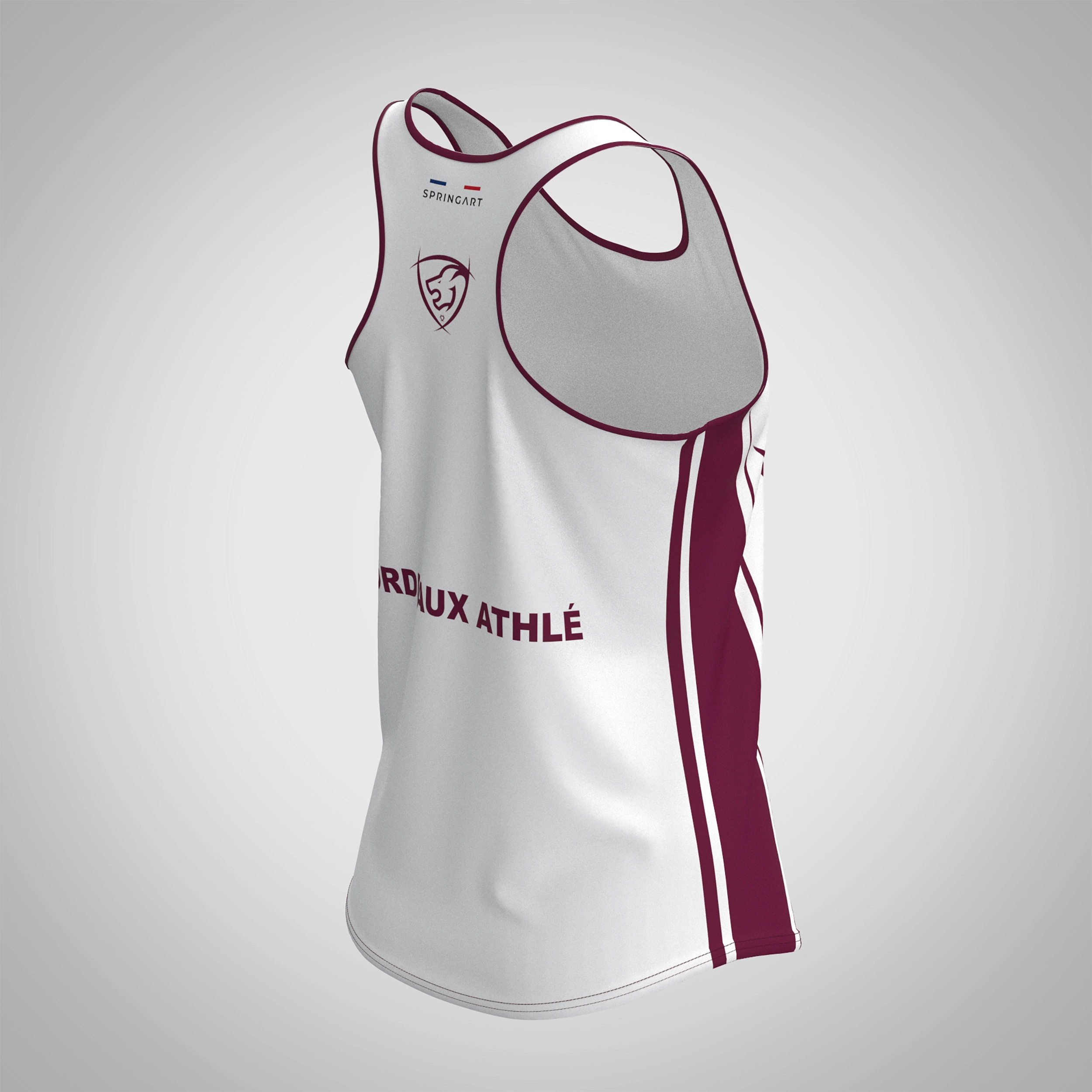 Débardeur Classique Femme Bordeaux Athlétisme