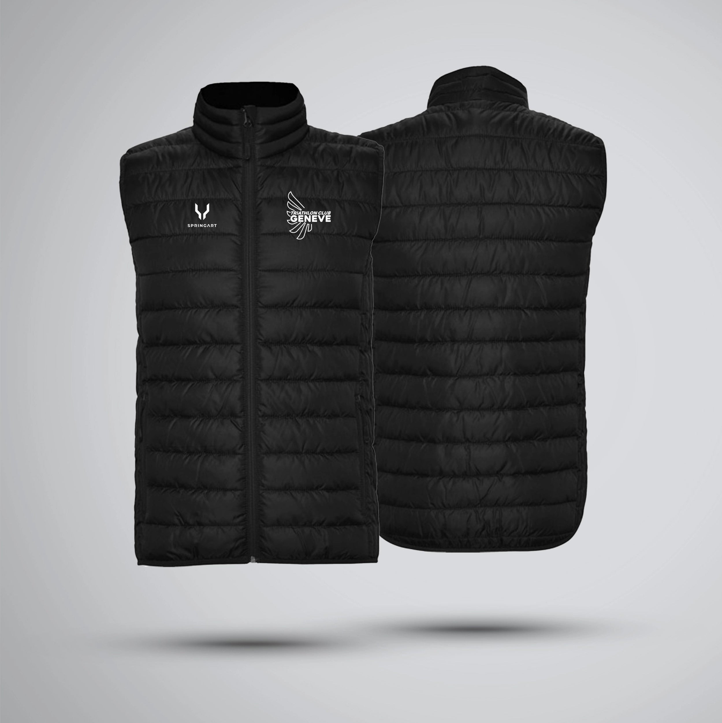 Veste Sans Manches Homme Triathlon Club Genève