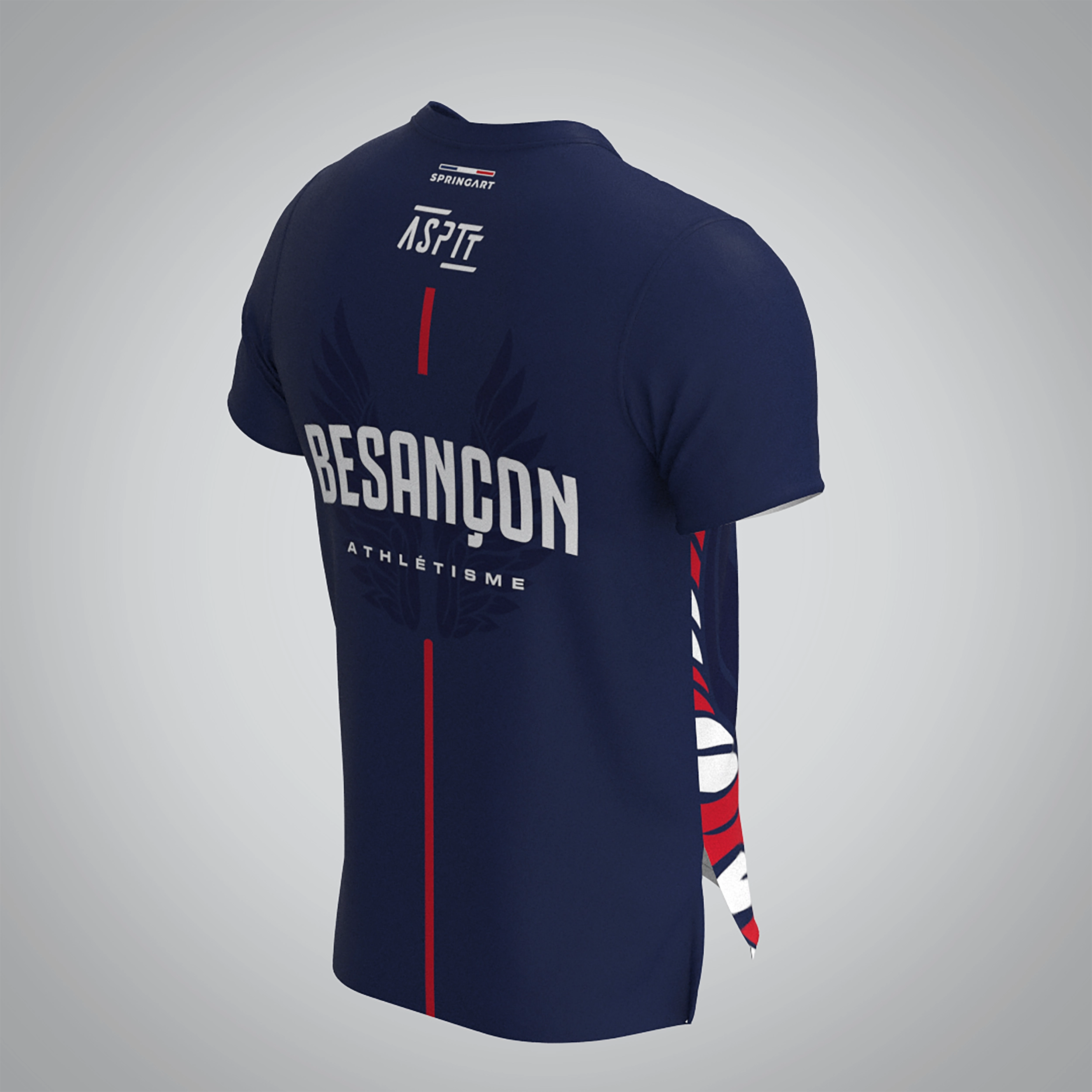 T-shirt Manches Courtes Homme ASPTT Besançon Athlétisme