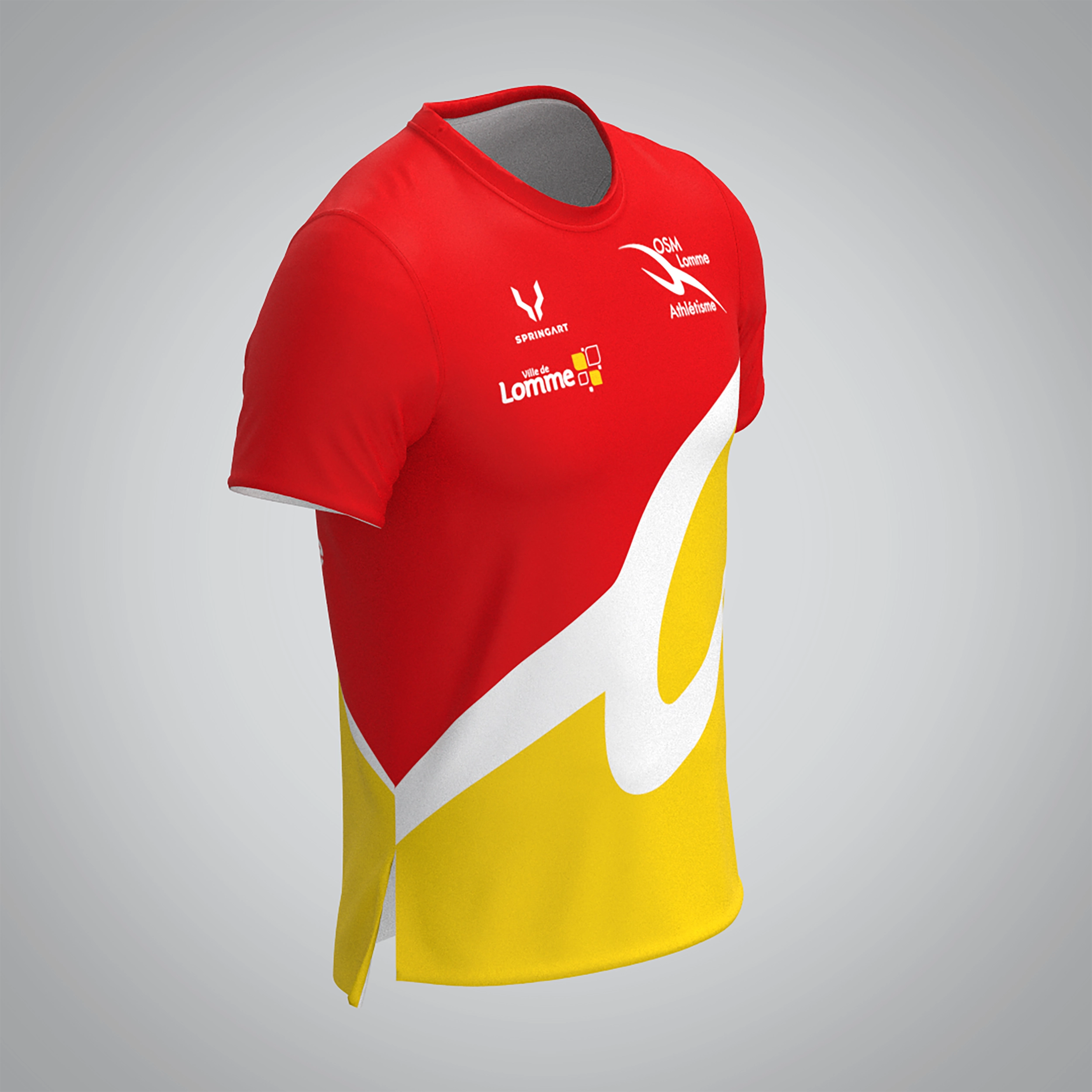 T-shirt Manches Courtes Homme OSM Lomme Athlétisme