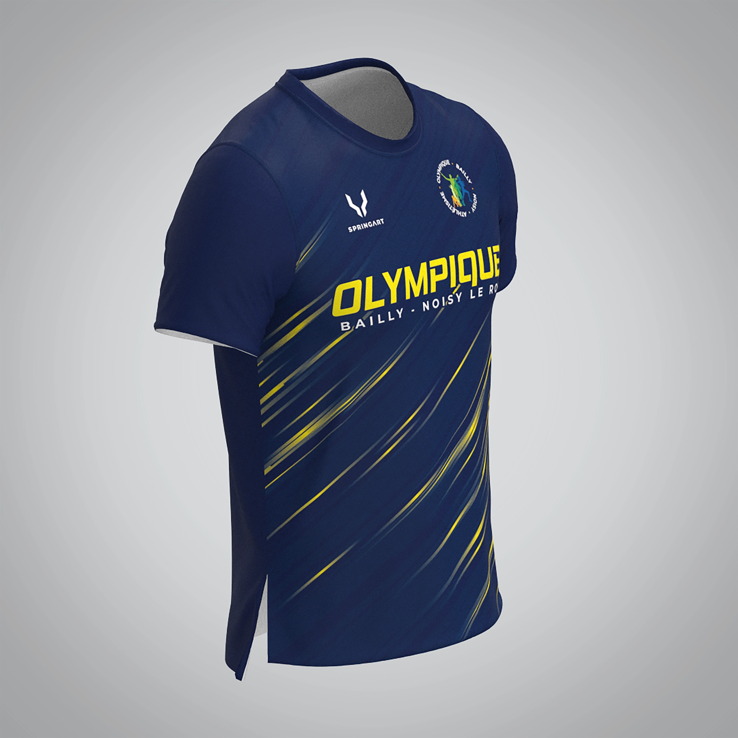 T-shirt Manches Courtes Homme Olympique Bailly Noisy le Roi