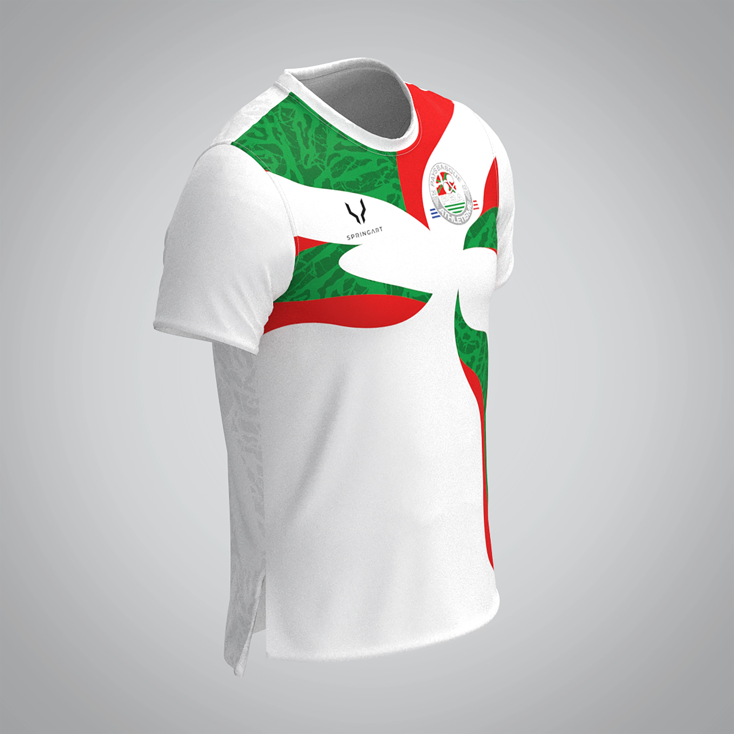 T-shirt Manches Courtes Homme Pays Basque athlétisme