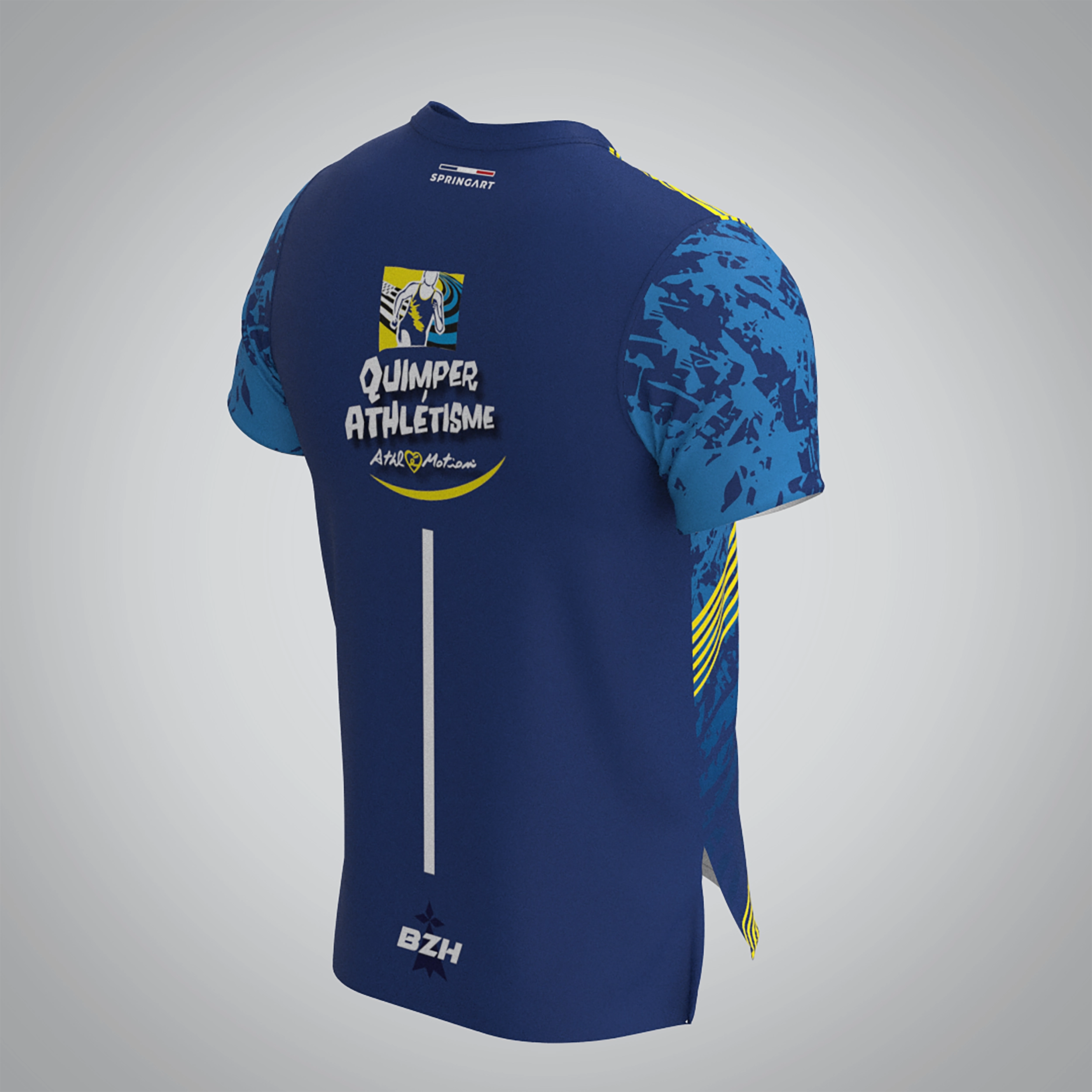 T-shirt Manches Courtes Homme Quimper Athlétisme