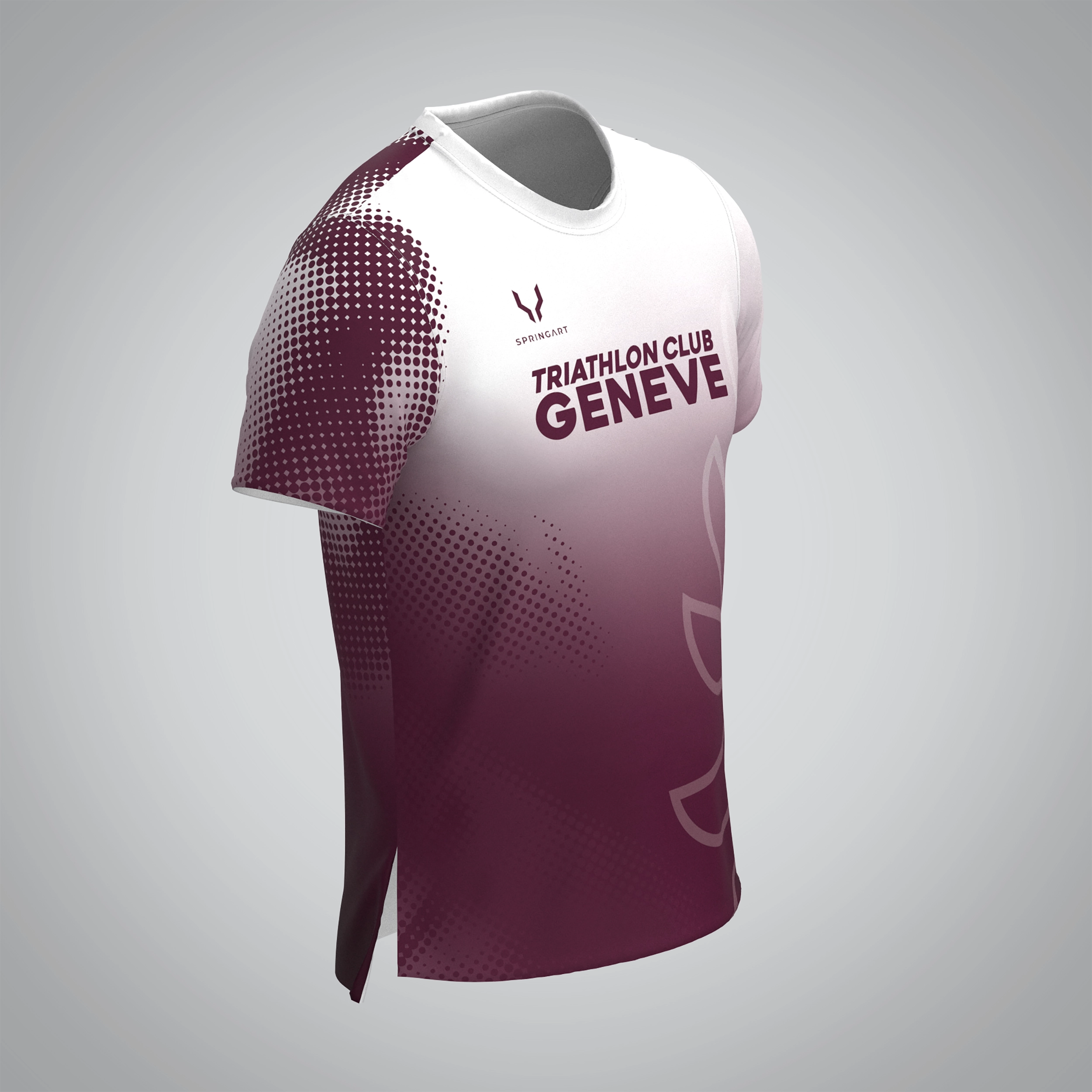 T-shirt Manches Courtes Homme Triathlon Club Genève