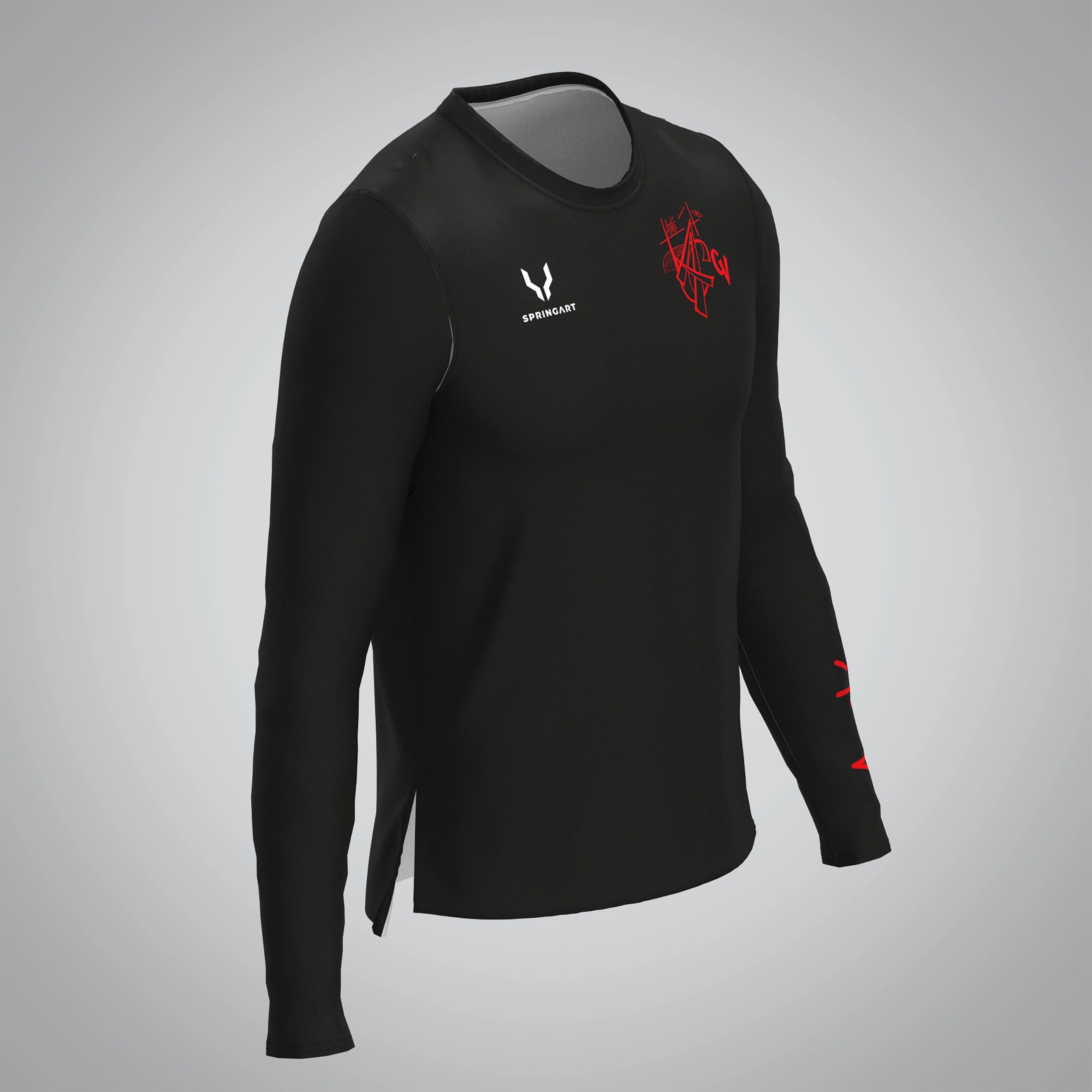 T-shirt Manches Longues Homme AGCV Athlétisme