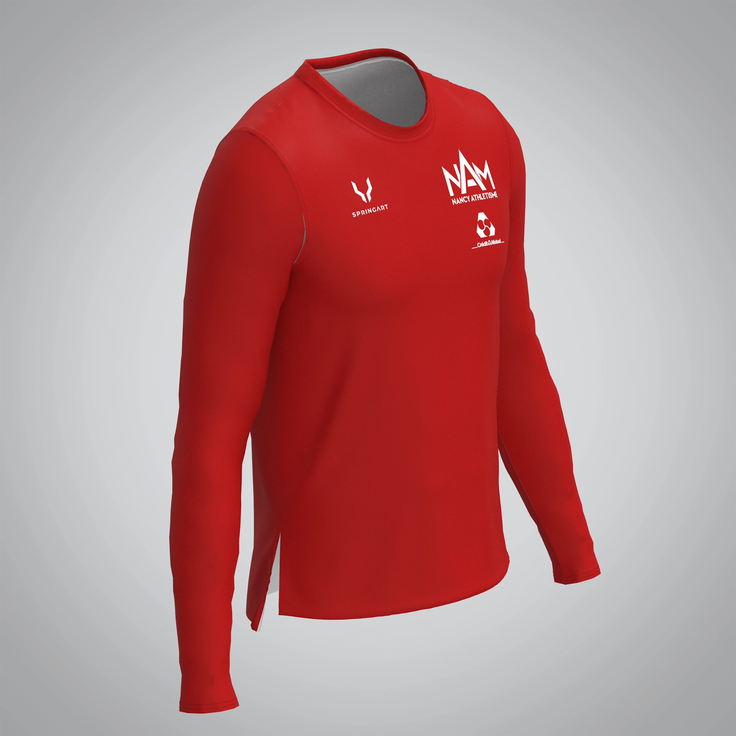 T-shirt Manches Longues Homme Nancy Athlétisme Métropole