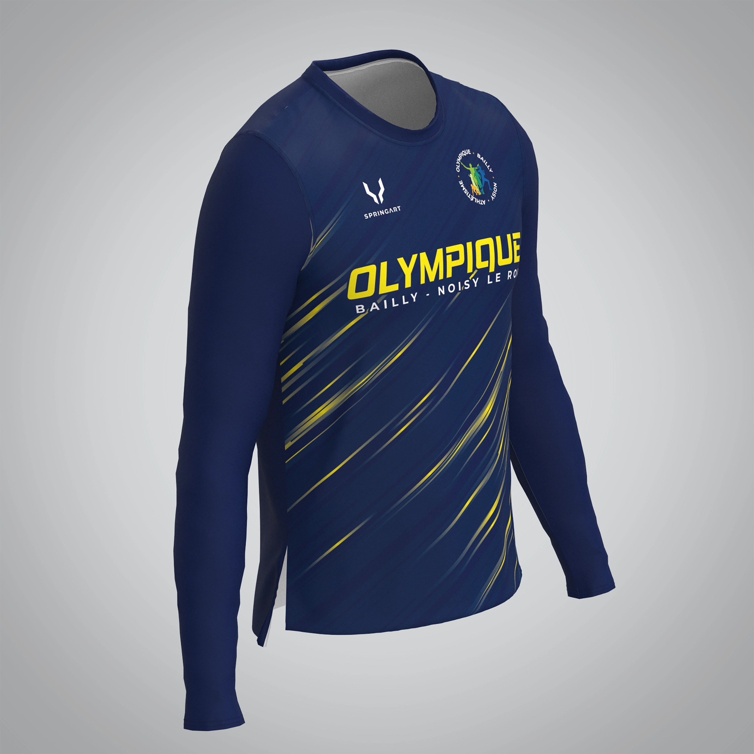 T-shirt Manches Longues Homme Olympique Bailly Noisy le Roi